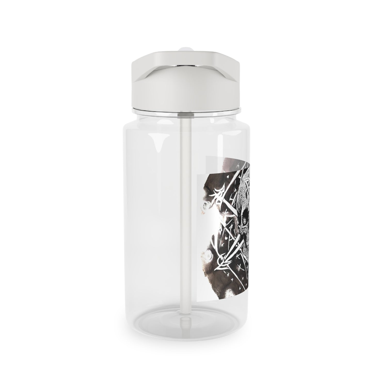 Pentagram Skull Tritan Water Bottle