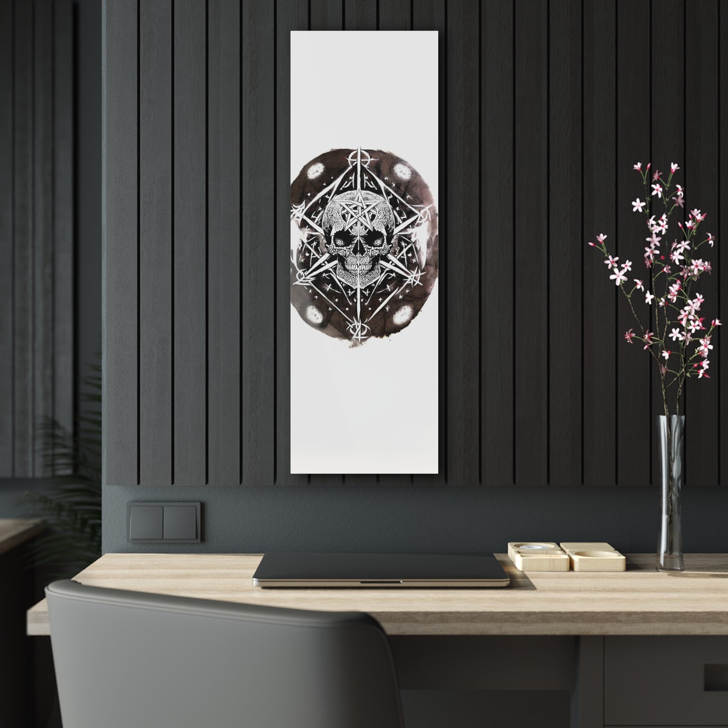 Pentagram Skull Acrylic Prints