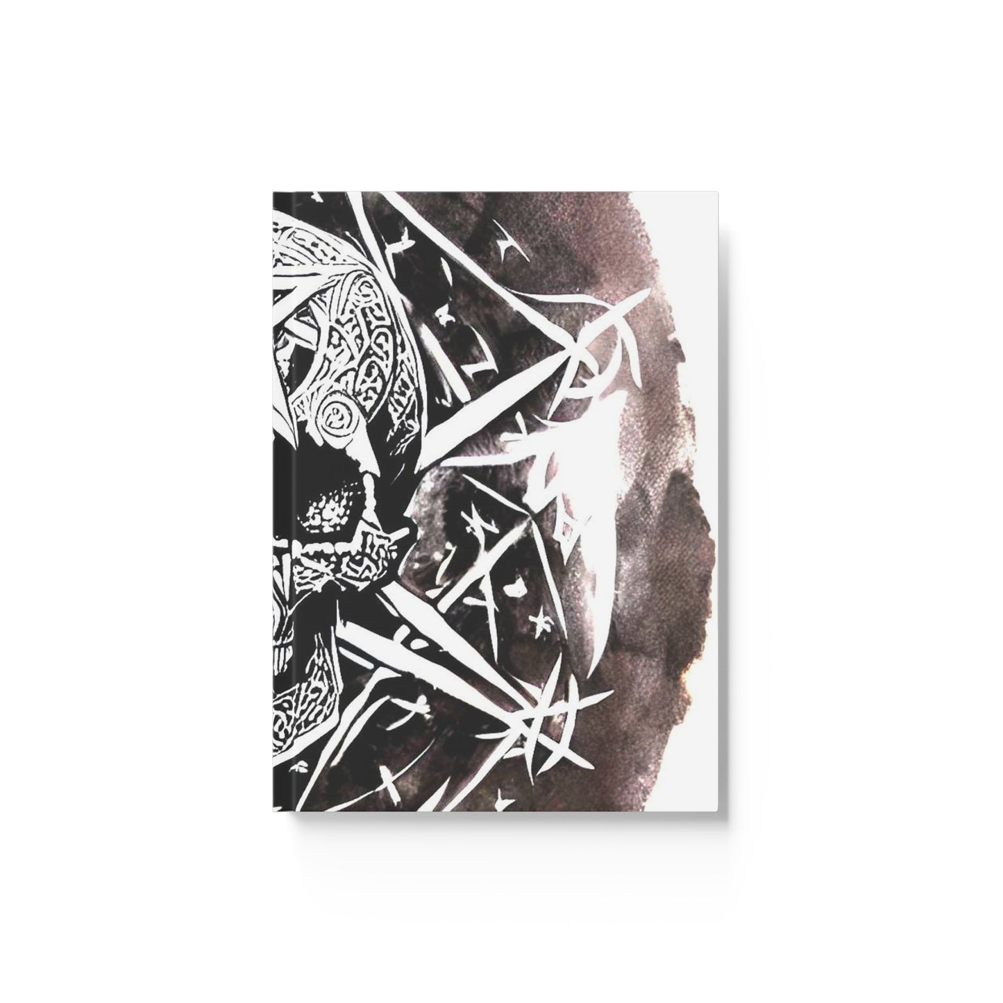 Pentagram Skull Hard Backed Journal