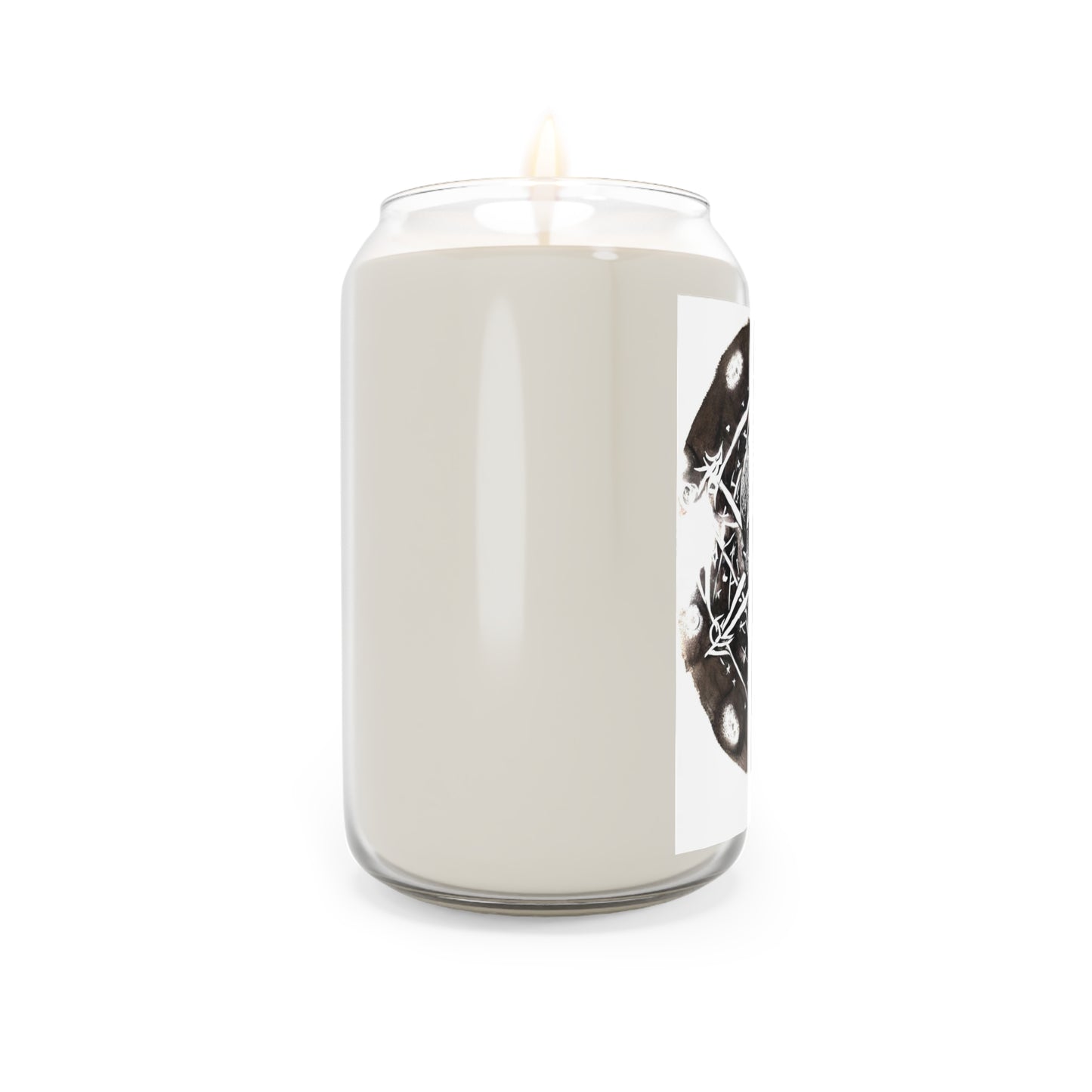 Pentagram Skull Scented Candle, 13.75oz