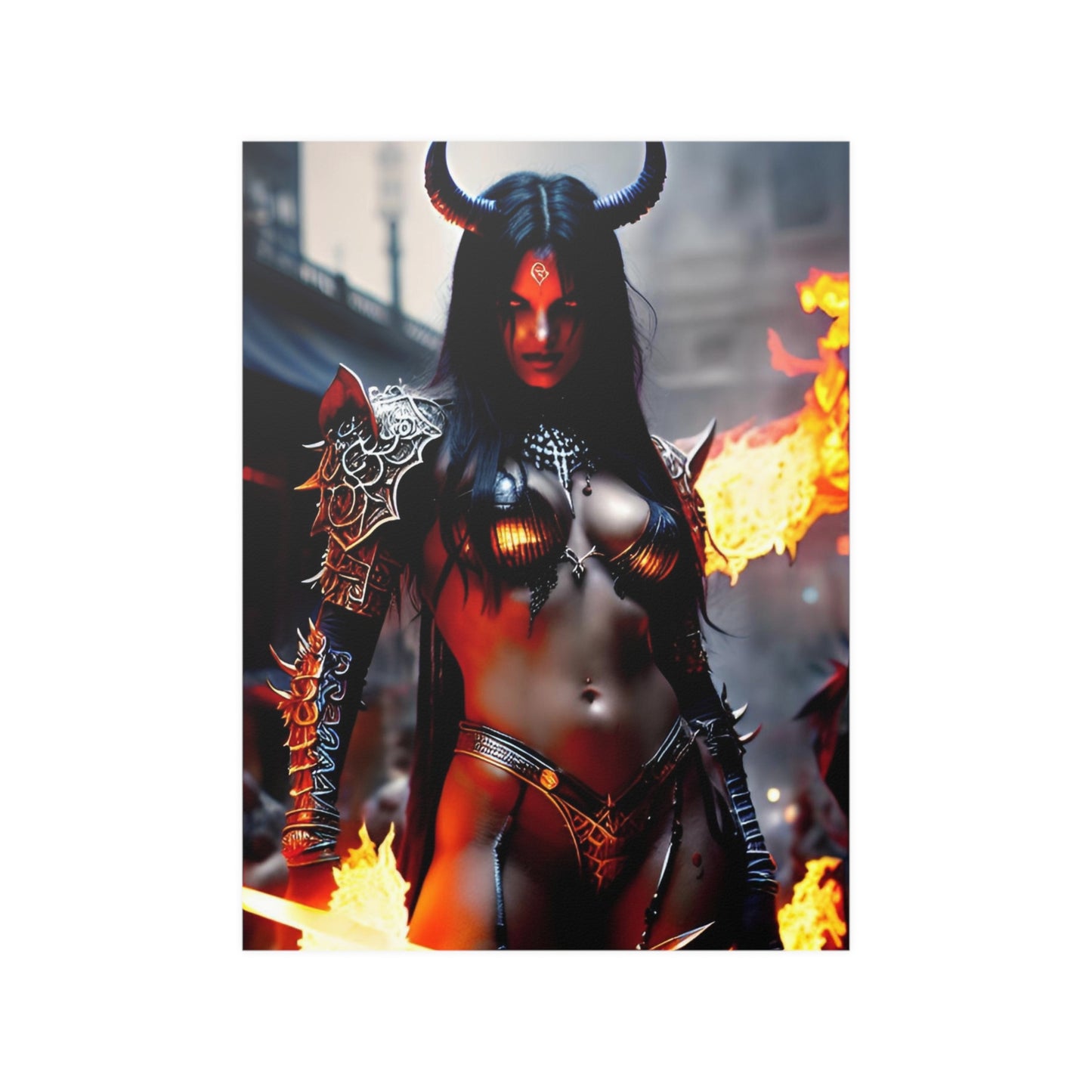 Demoness Satin Posters (210gsm)