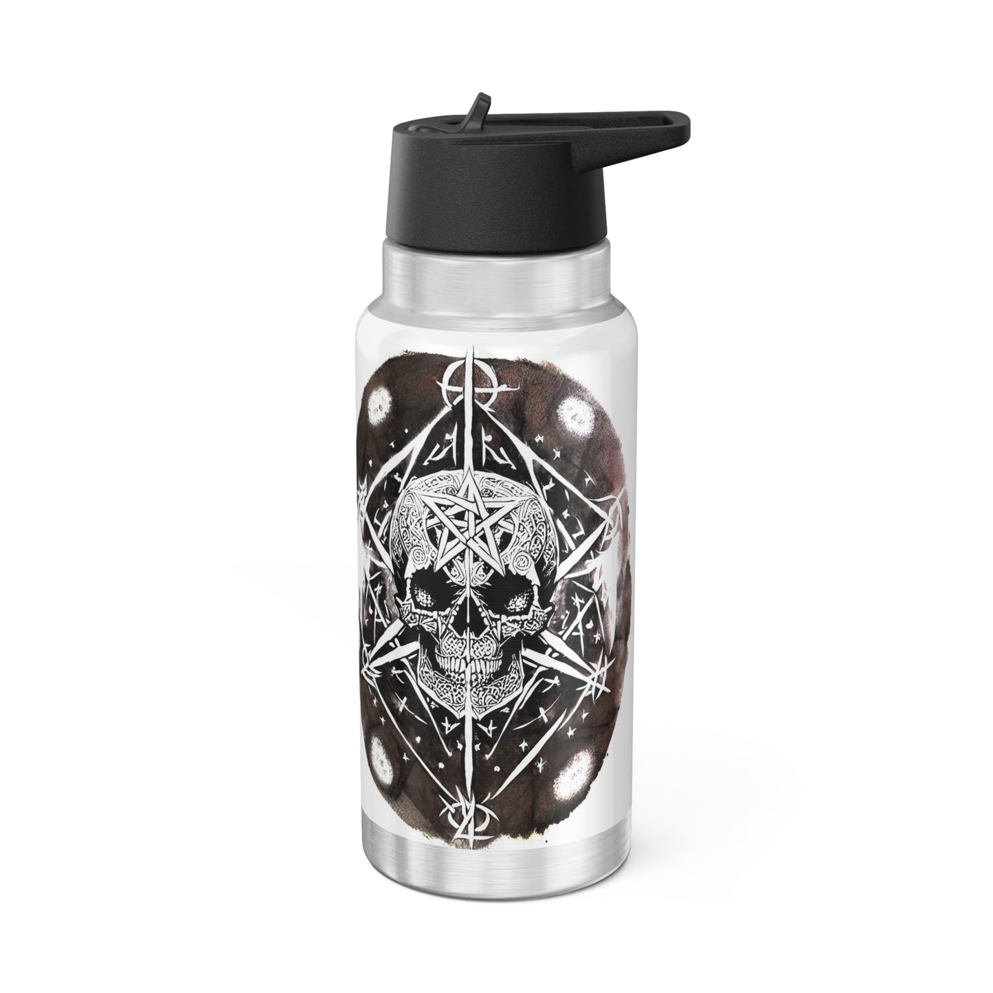 Pentagram Skull Gator Tumbler, 32oz