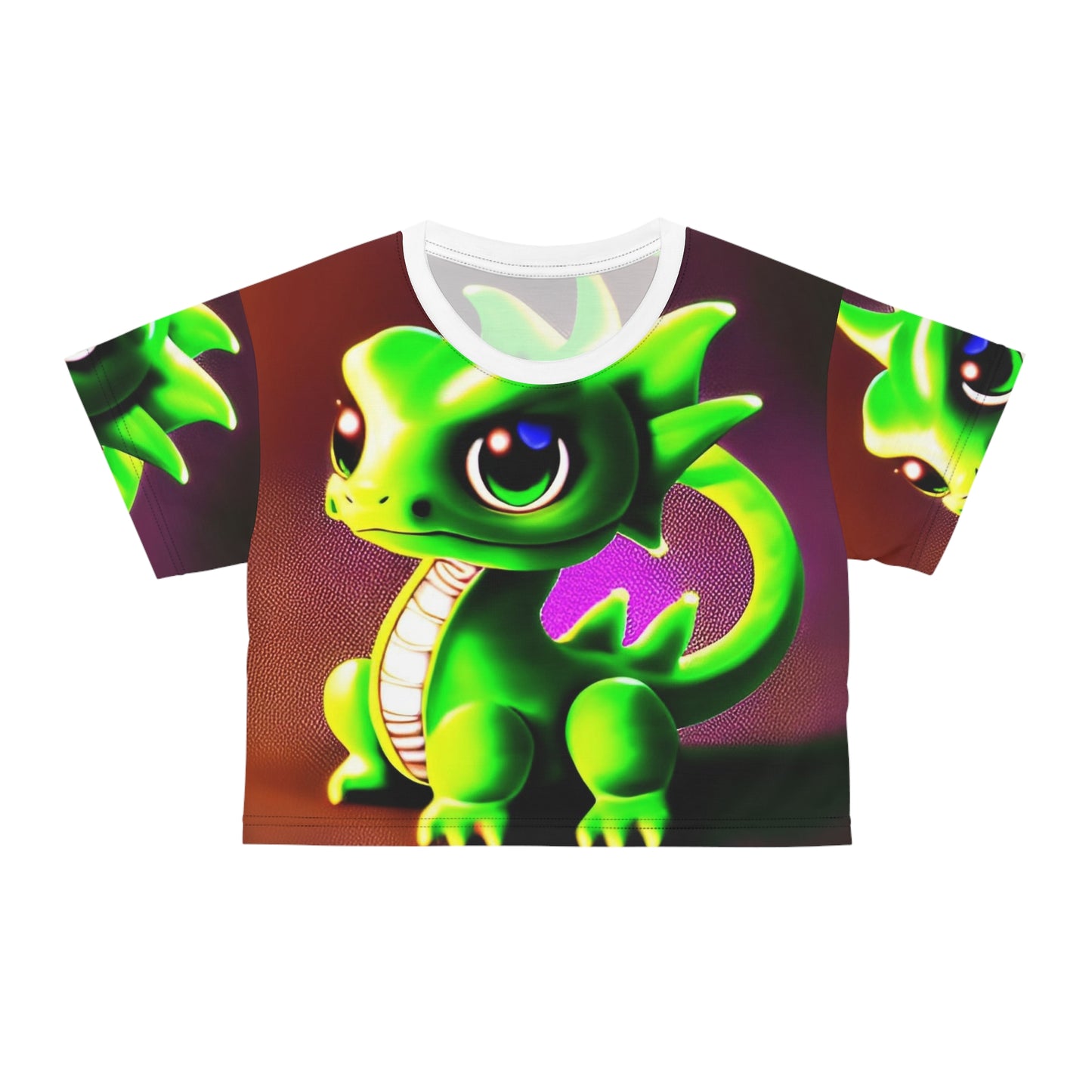 Baby Dragon Crop Tee (AOP)