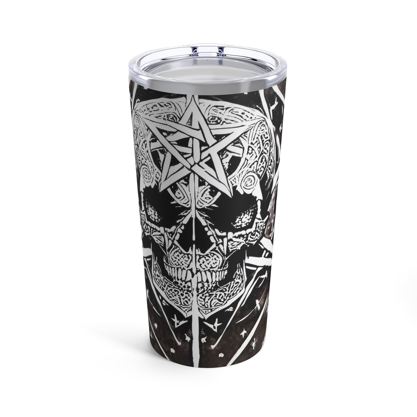 Pentagram Skull Tumbler 20oz