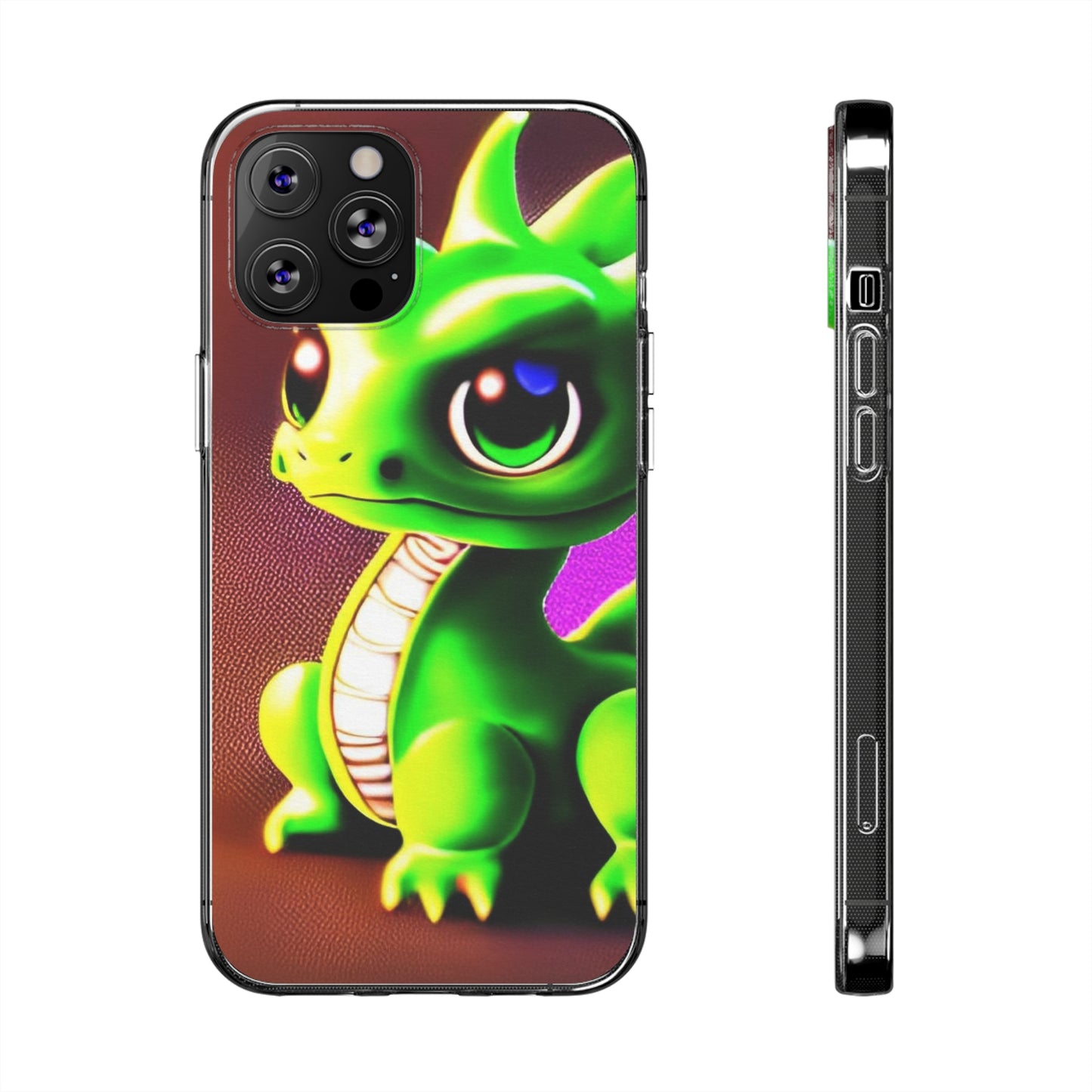 Baby Dragon Clear Silicone Phone Case