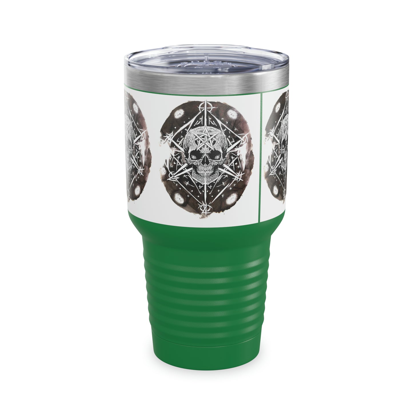 Pentagram Skull Ringneck Tumbler, 30oz