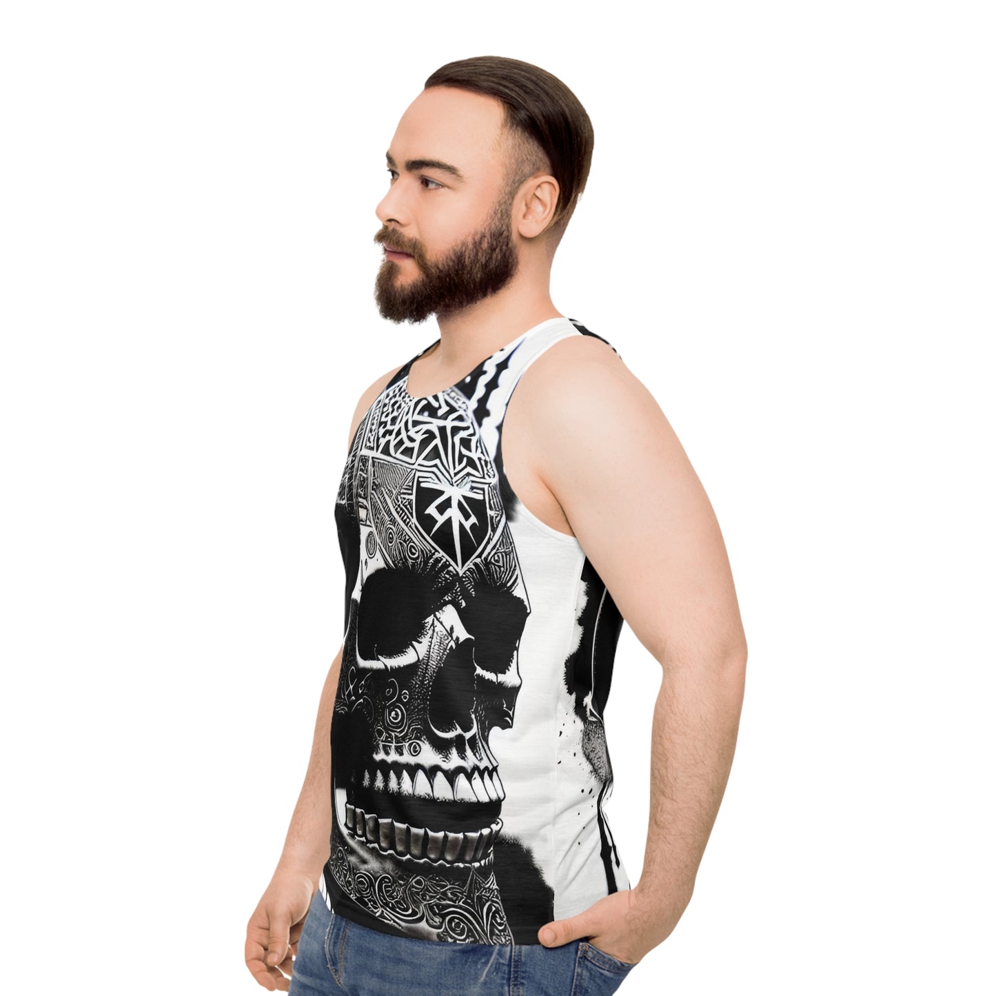 Skull Ink Unisex Tank Top (AOP)