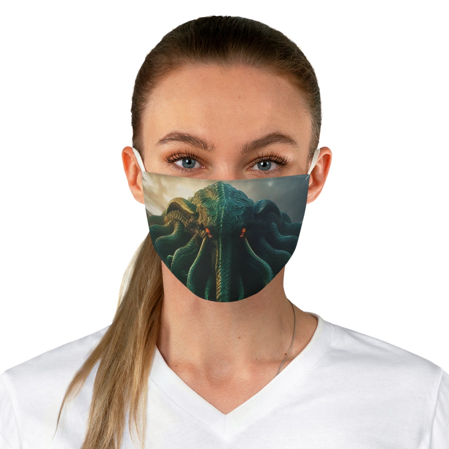 Evil Alien Fabric Face Mask