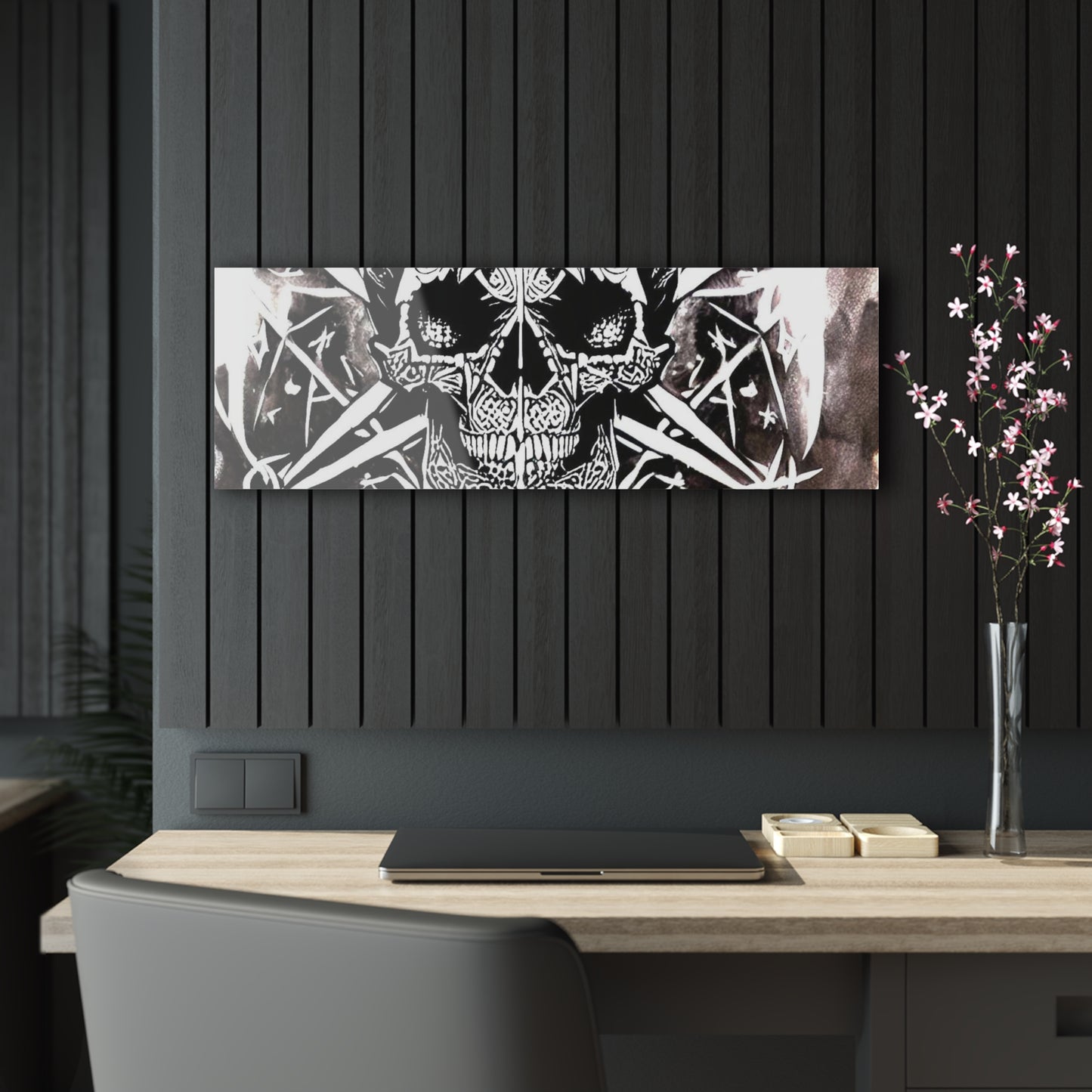 Pentagram Skull Acrylic Prints