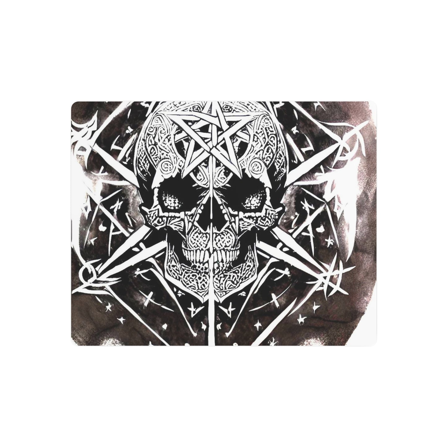 Pentagram Skull Metal Art Sign