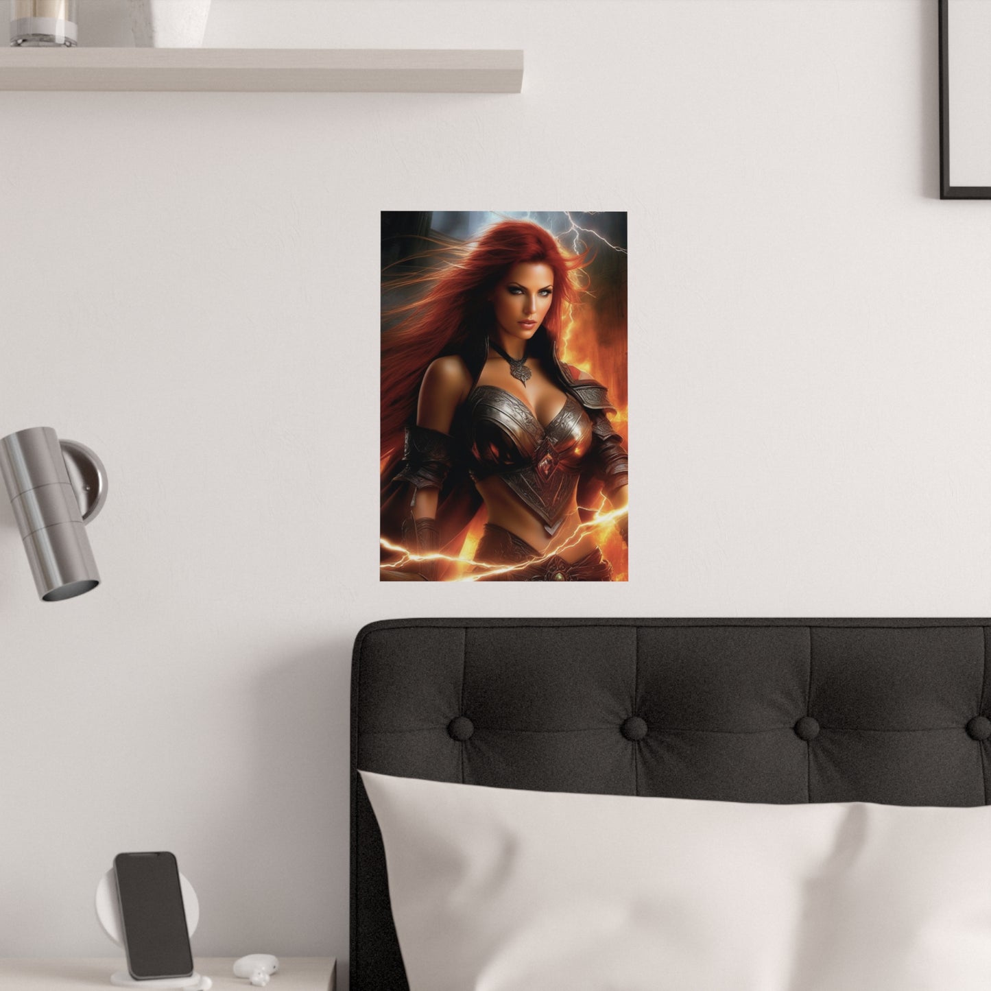 Fire warrior Satin Posters (210gsm)