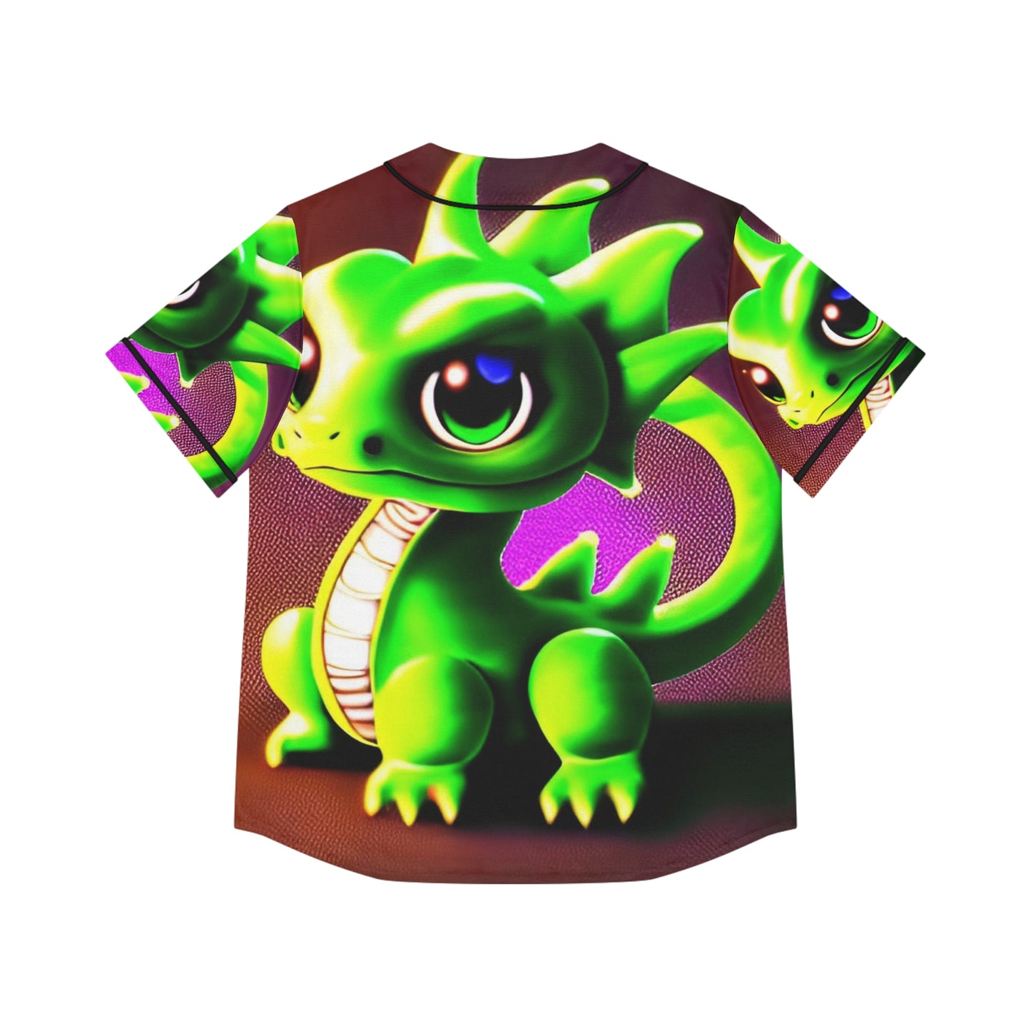 Baby Dragon Women's Baseball Jersey (AOP)