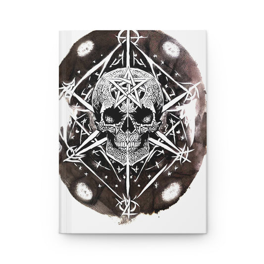 Pentagram SkullHardcover Journal Matte