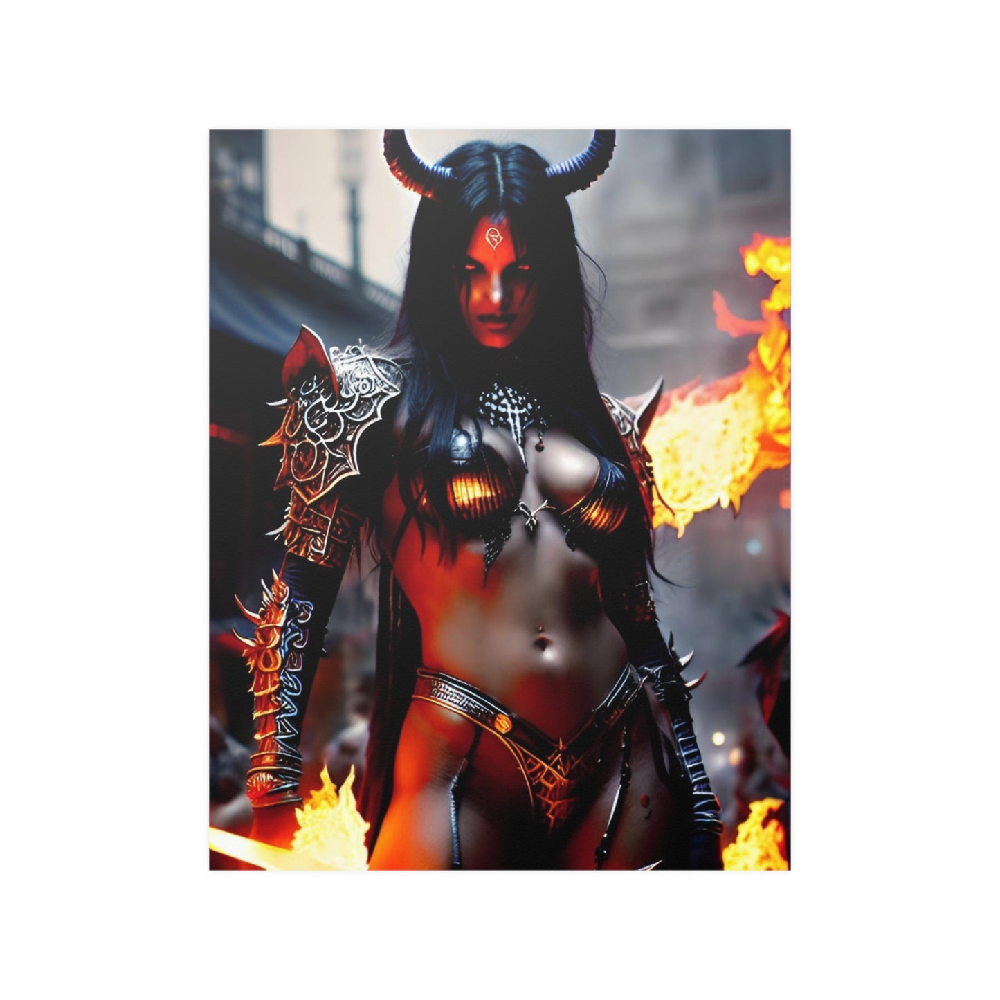 Demoness Satin Posters (210gsm)