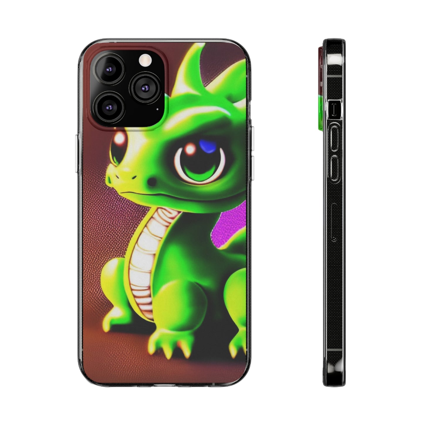 Baby Dragon Clear Silicone Phone Case