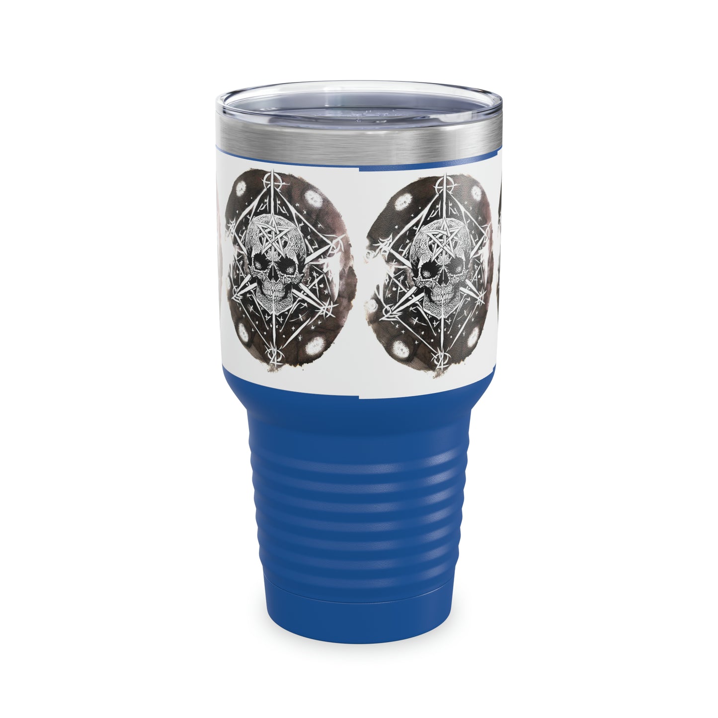 Pentagram Skull Ringneck Tumbler, 30oz