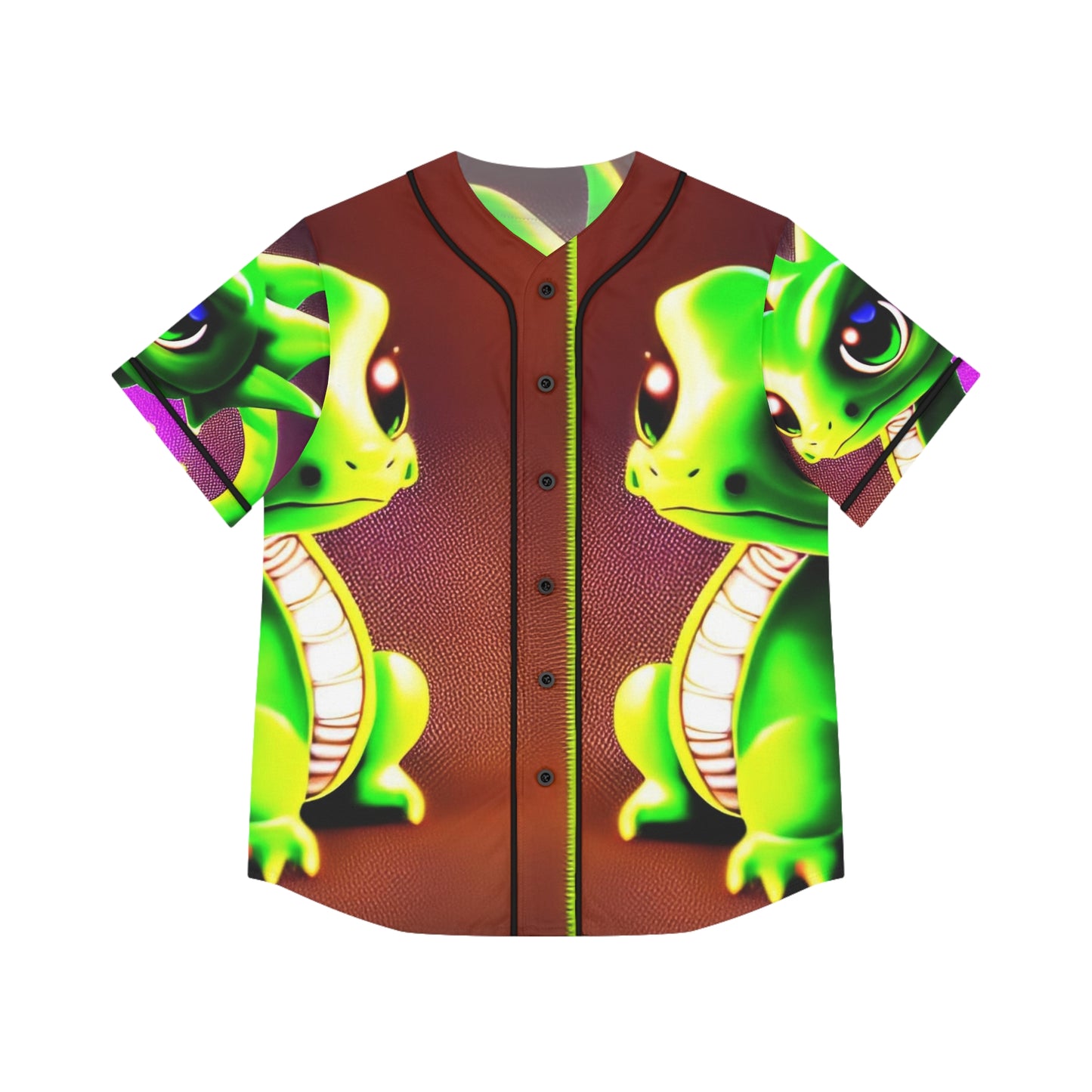 Baby Dragon Women's Baseball Jersey (AOP)