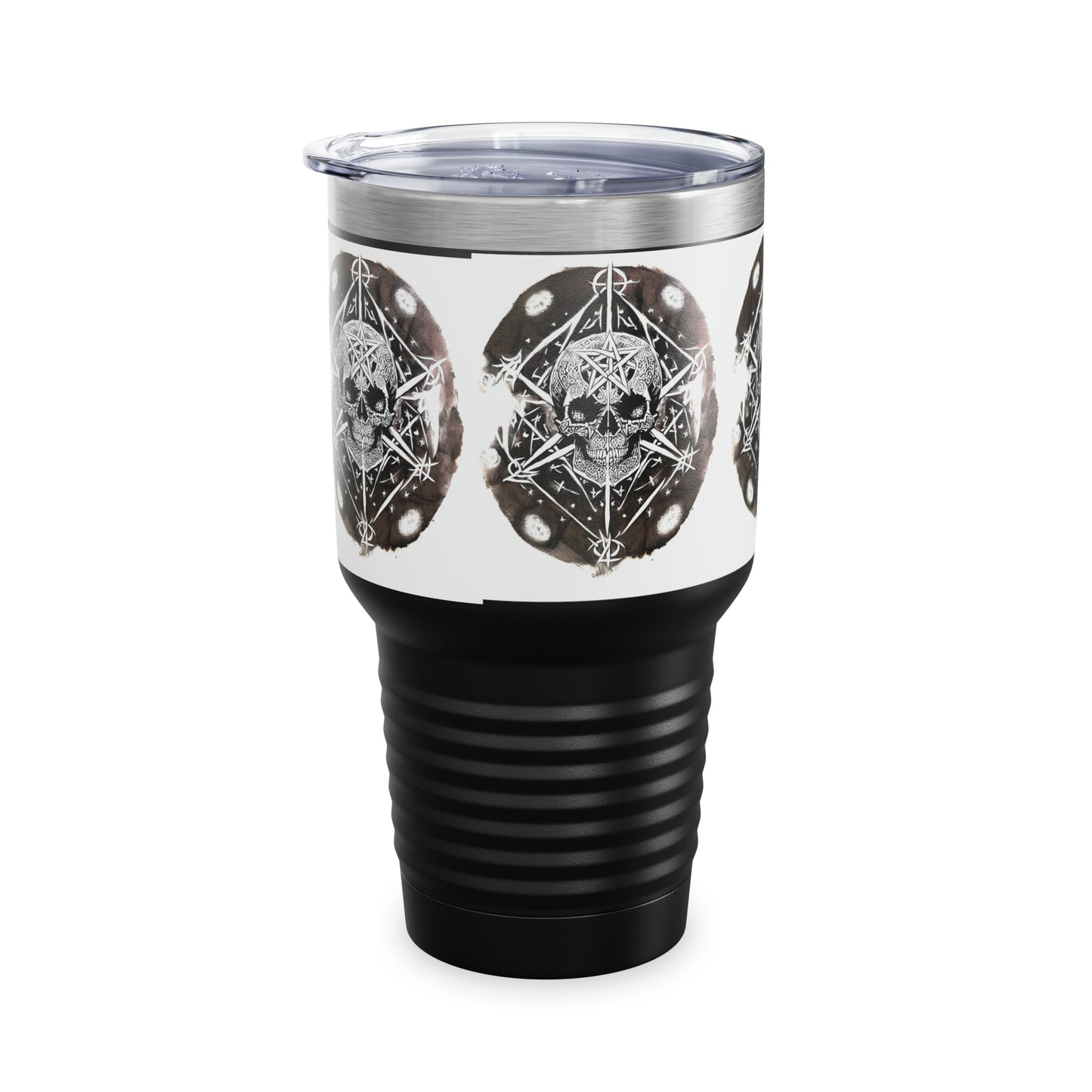 Pentagram Skull Ringneck Tumbler, 30oz