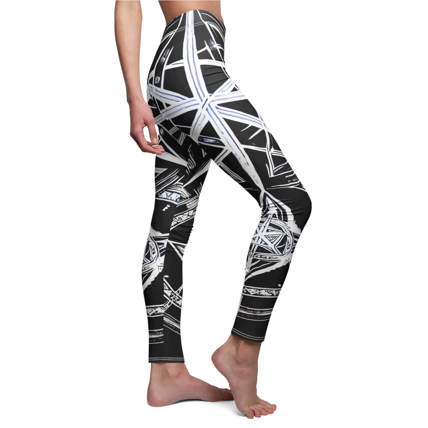 Runic Women's Cut & Sew Casual Leggings (AOP)