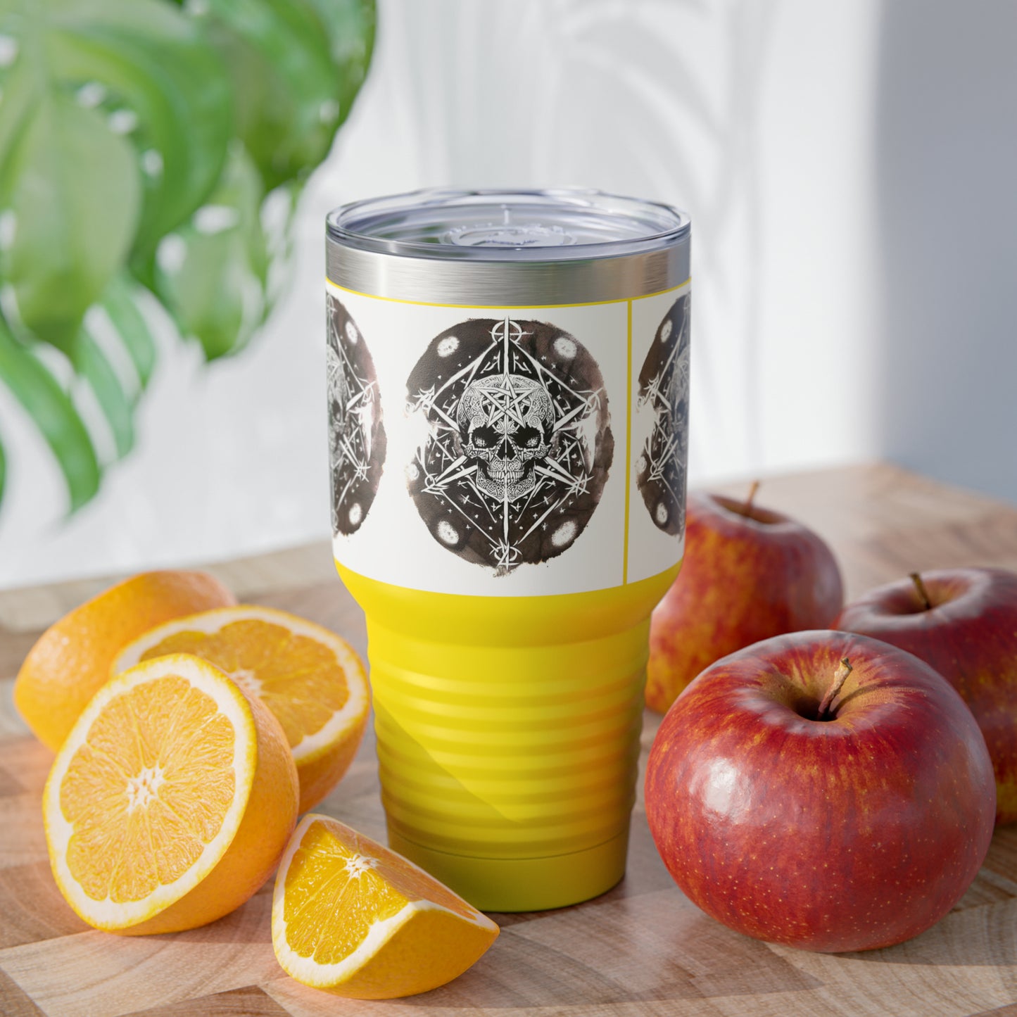 Pentagram Skull Ringneck Tumbler, 30oz