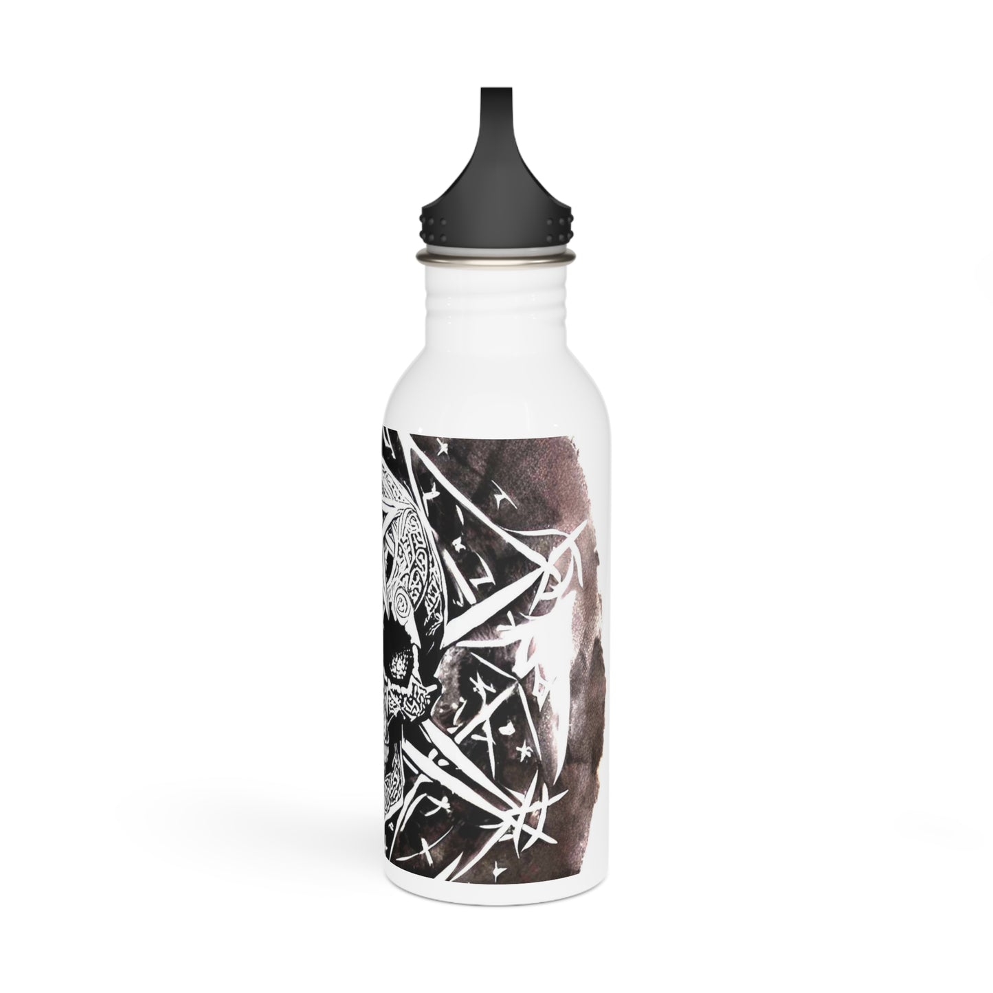 Pentagram Skull Stainless Steel Water Bottle