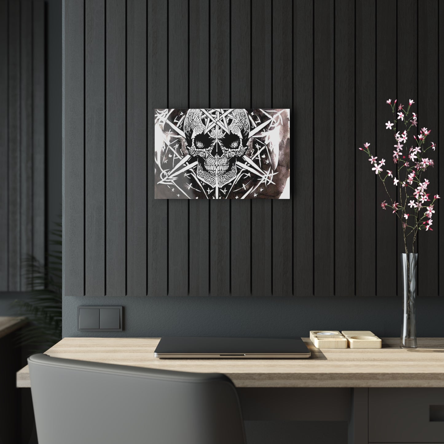 Pentagram Skull Acrylic Prints