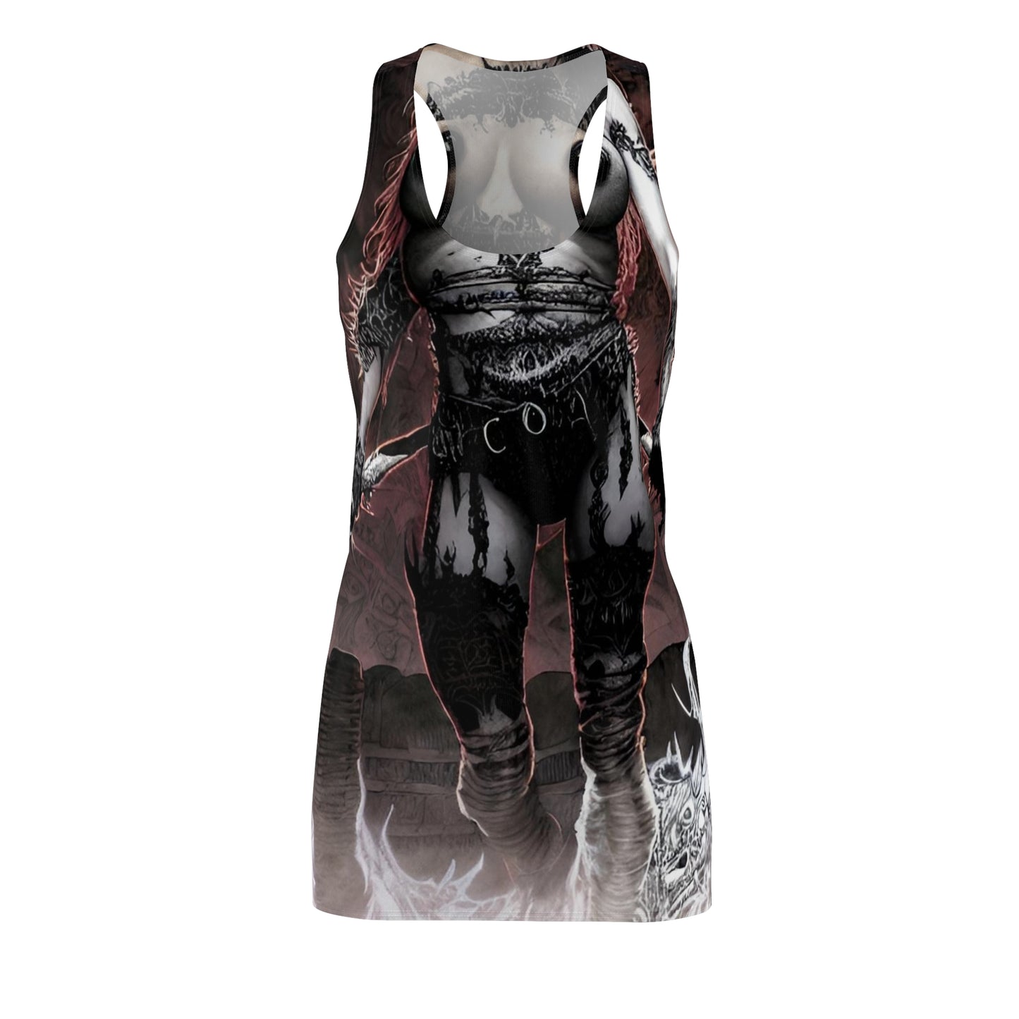 Women's Cut & Sew Racerback Dress (AOP)