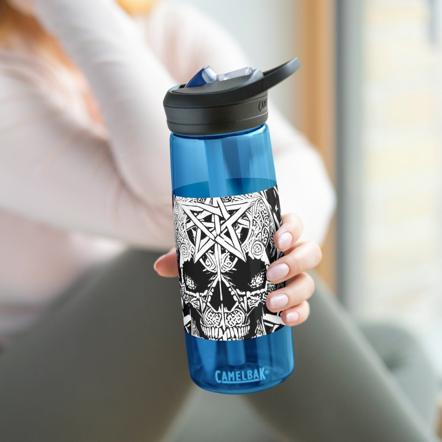 Pentagram Skull CamelBak Eddy®  Water Bottle, 20oz\25oz