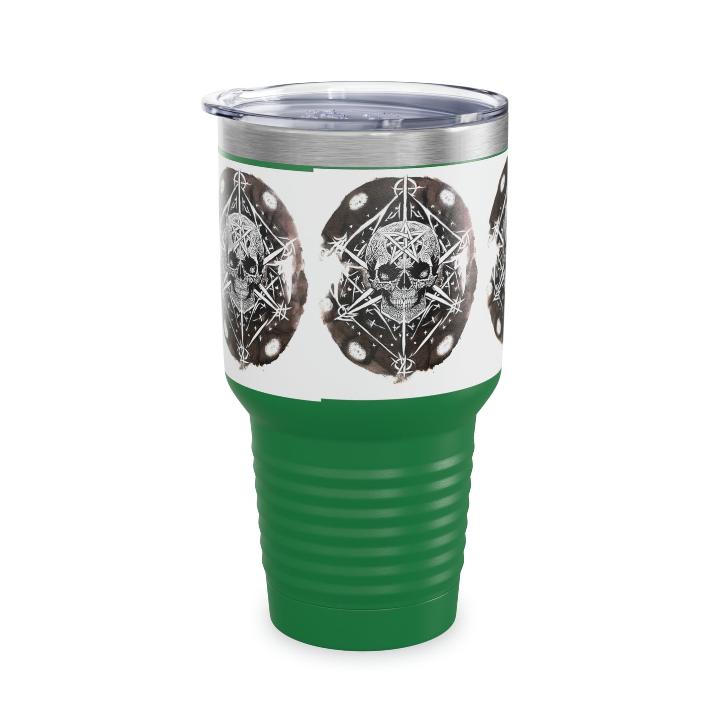 Pentagram Skull Ringneck Tumbler, 30oz