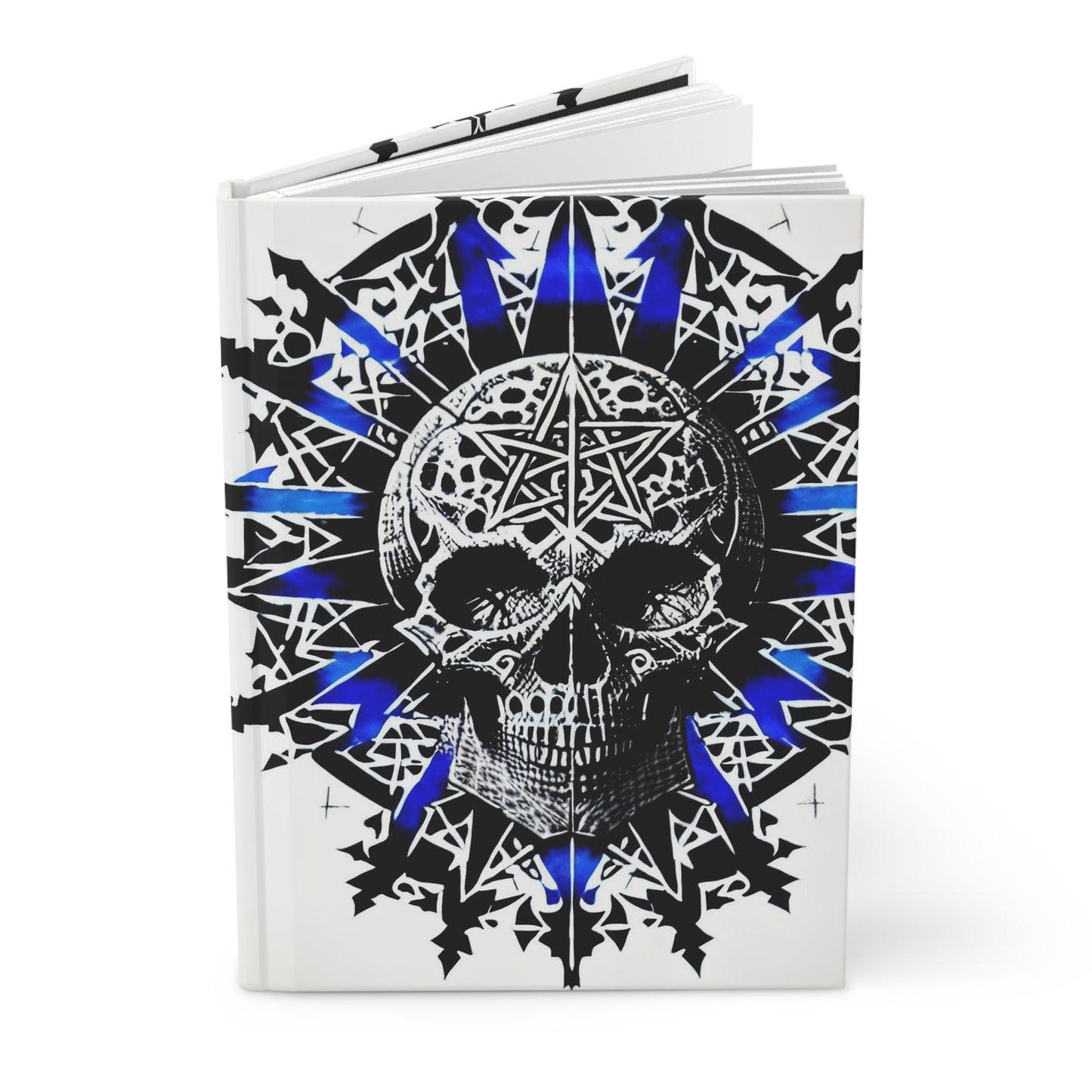 Pentagram Skull Hardcover Journal Matte