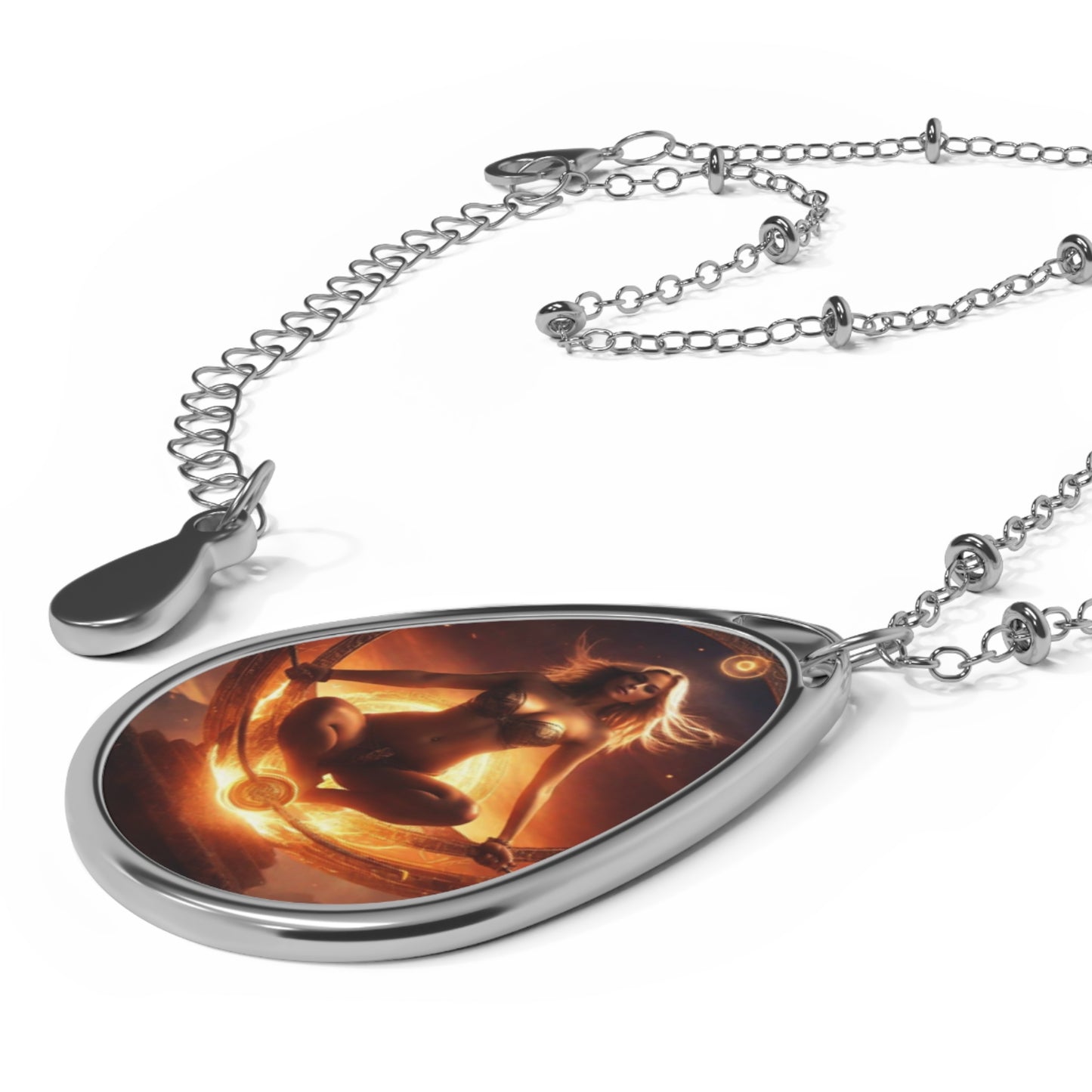 Mystical Witch  Oval Necklace