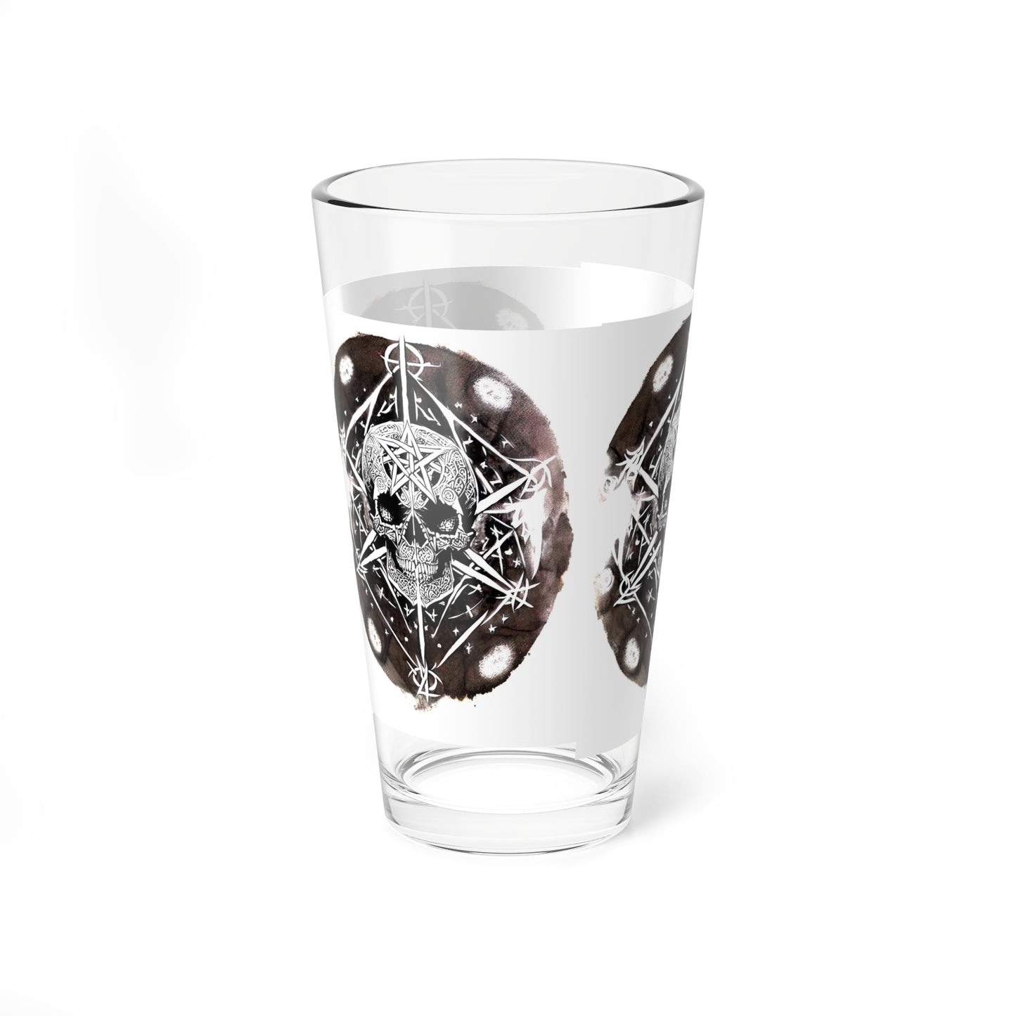 Pentagram Skull Mixing Glass, 16oz