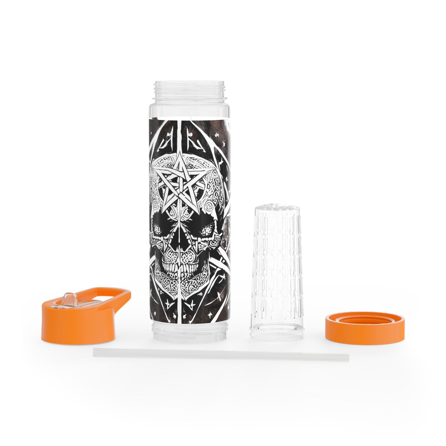 Pentagram Skull Infuser Water Bottle