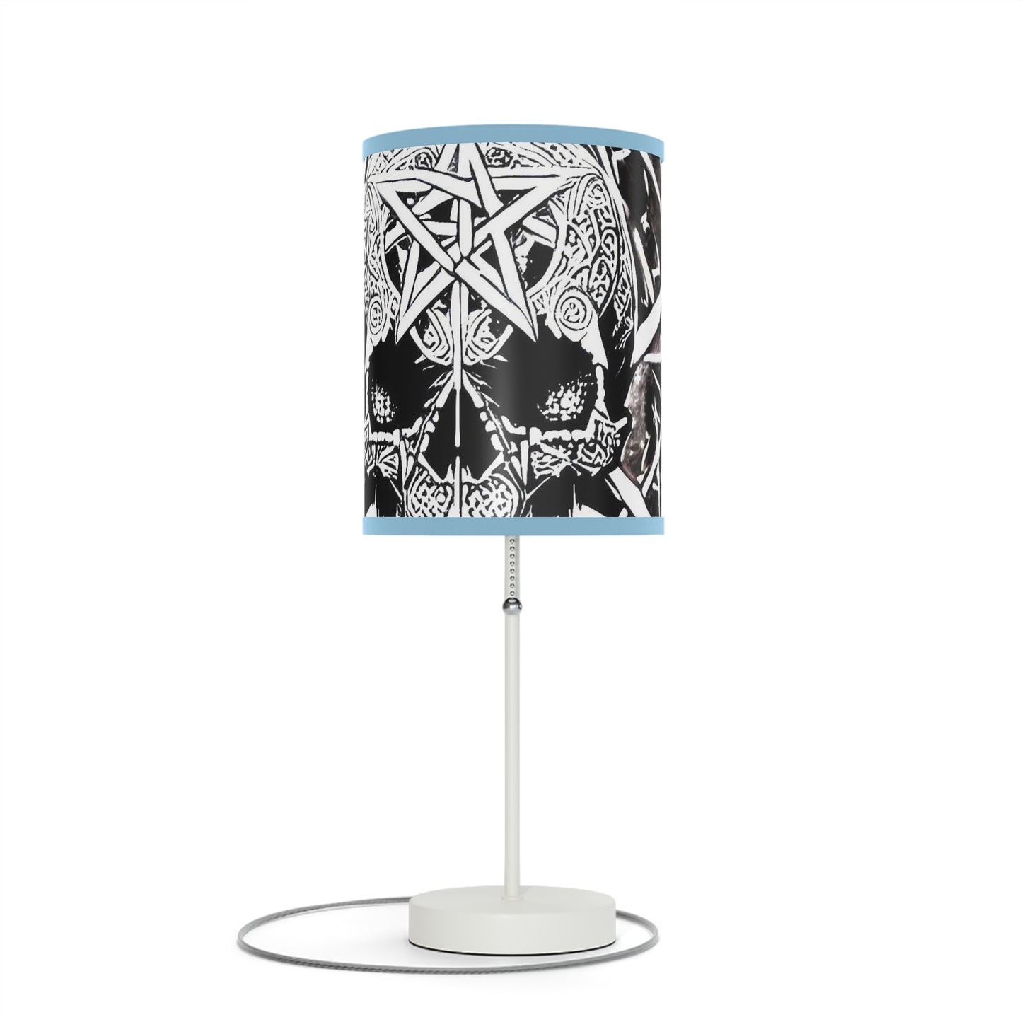 Pentagram Skull Lamp on a Stand, US|CA plug