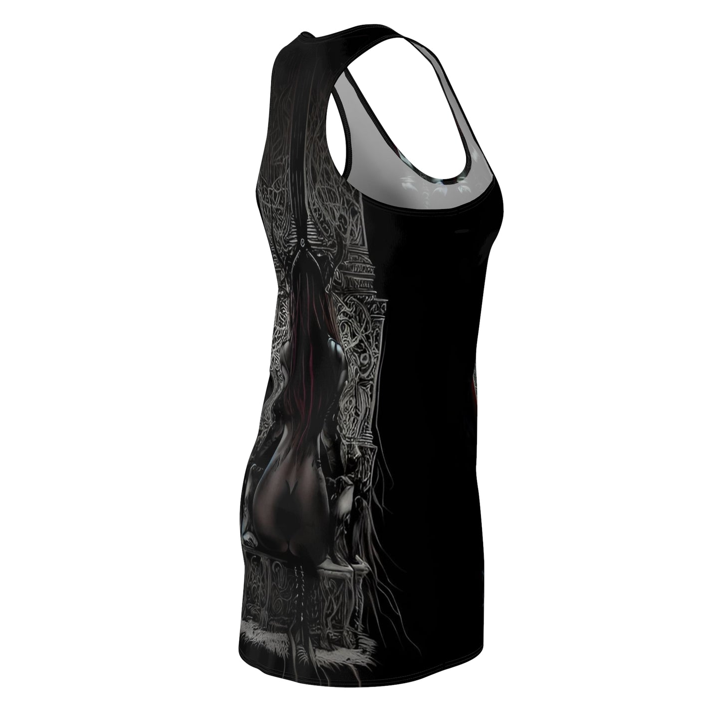 Demon Queens Women's Cut & Sew Racerback Dress (AOP)