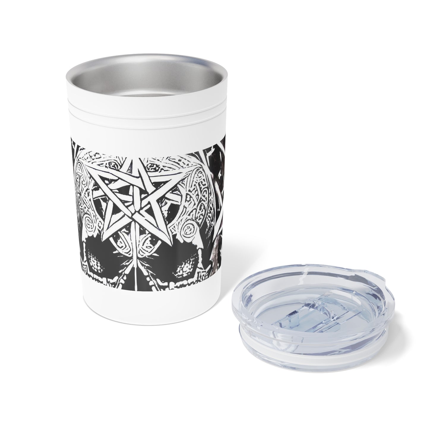 Pentagram Skull Vacuum Insulated Tumbler, 11oz