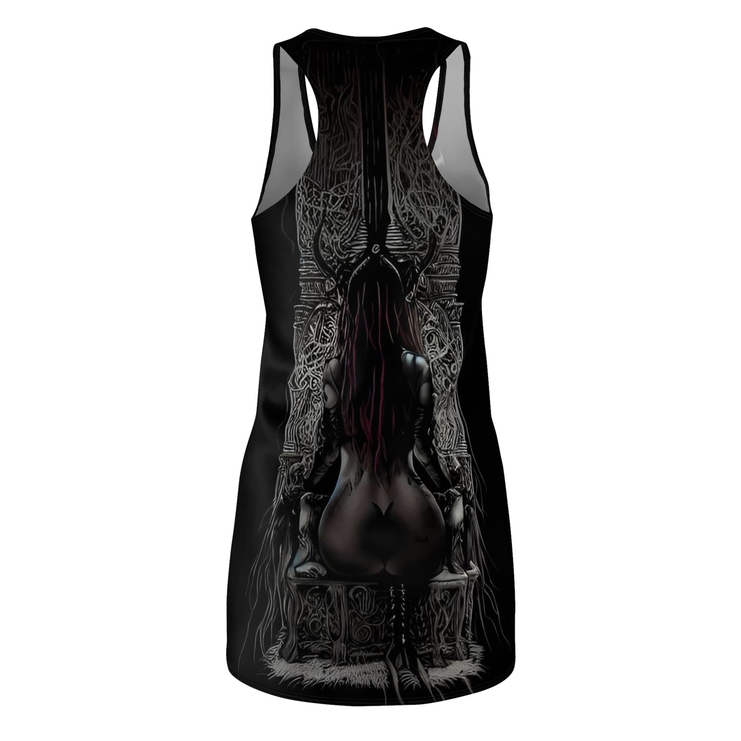 Demon Queens Women's Cut & Sew Racerback Dress (AOP)