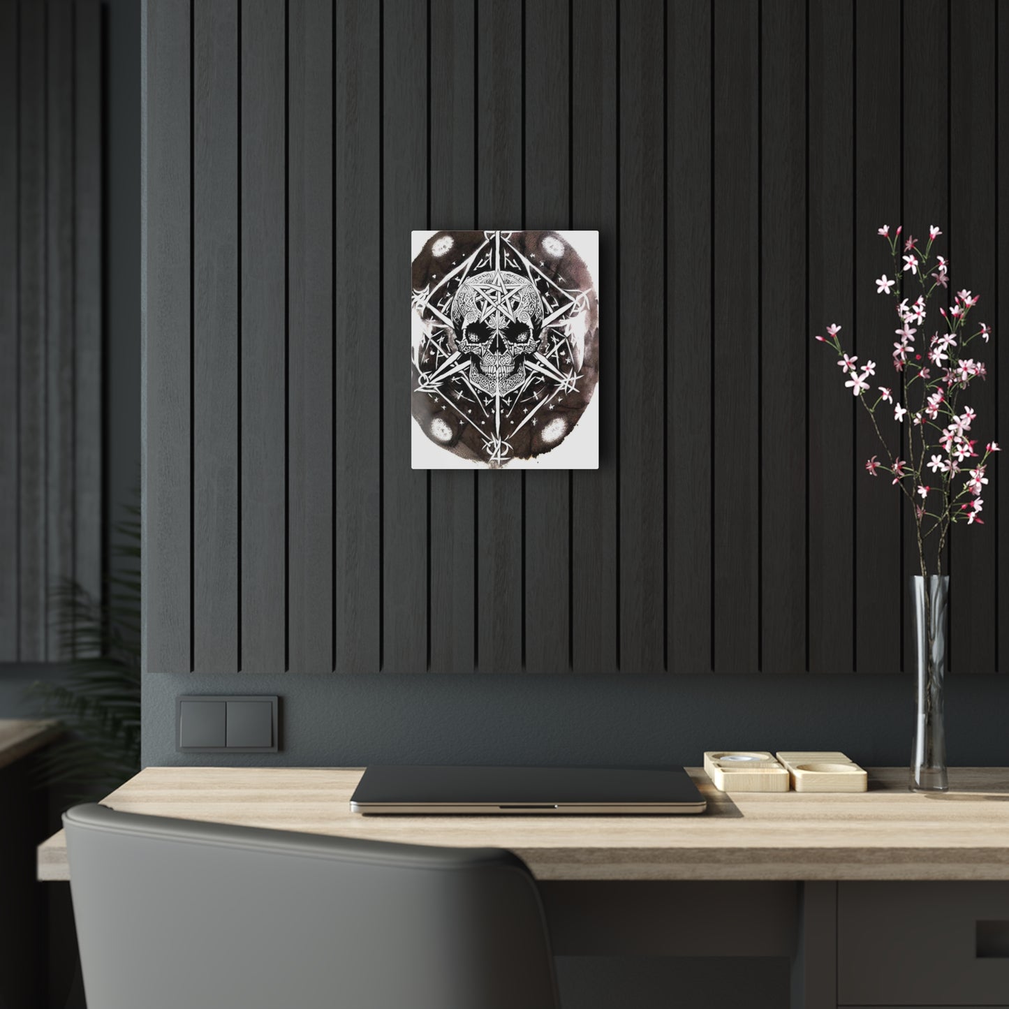 Pentagram Skull Acrylic Prints