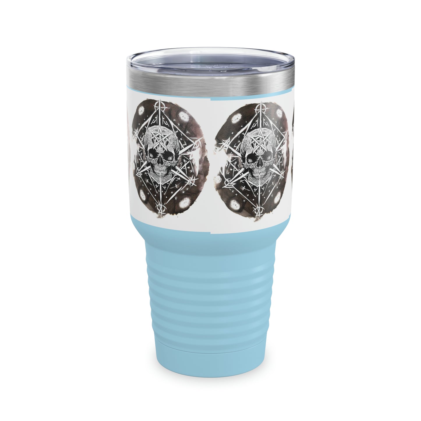 Pentagram Skull Ringneck Tumbler, 30oz