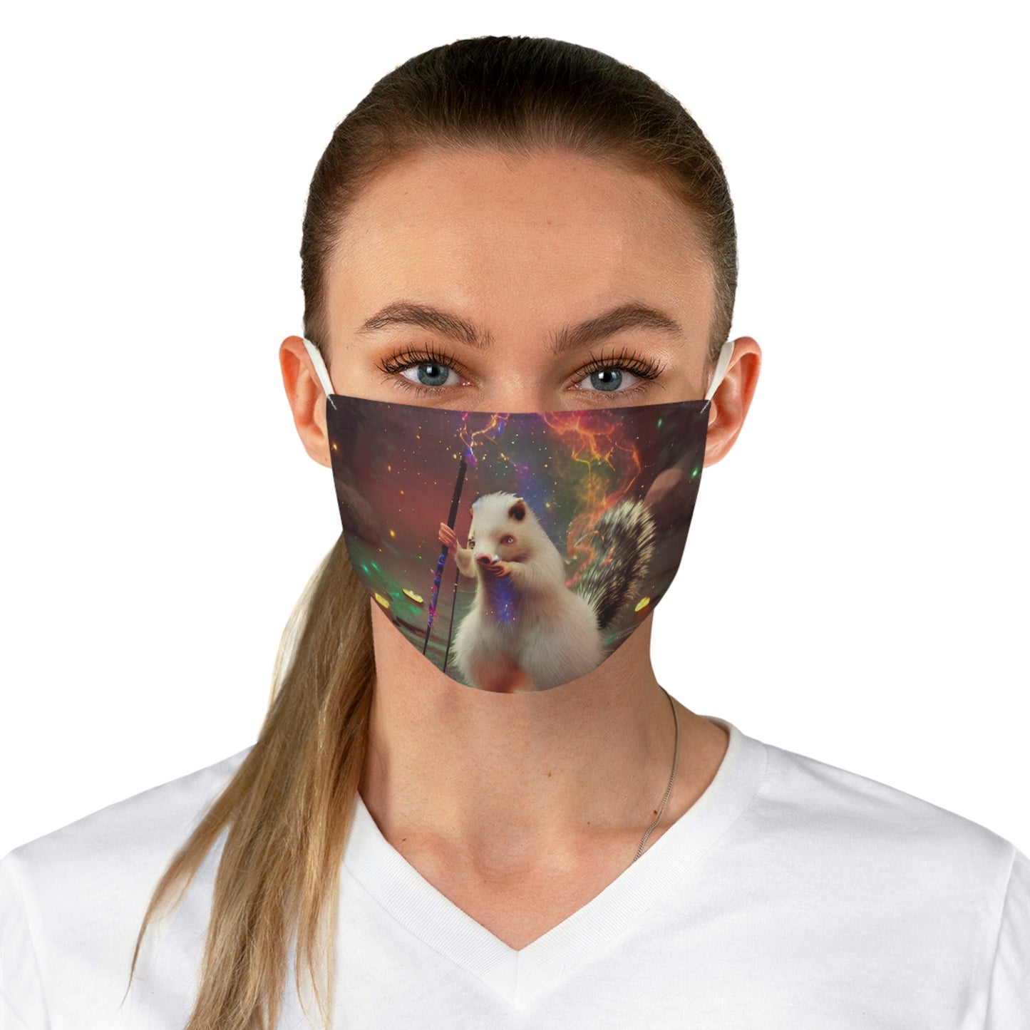 magic weasel Fabric Face Mask