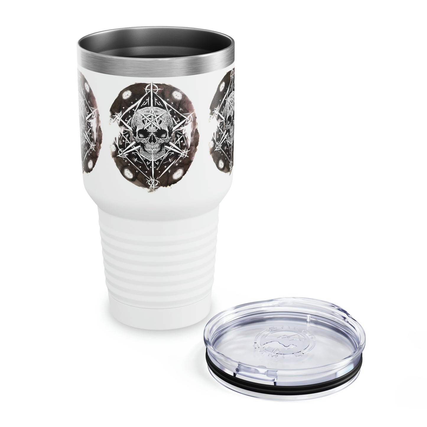 Pentagram Skull Ringneck Tumbler, 30oz