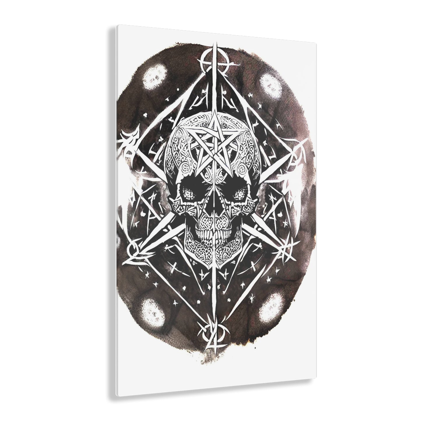 Pentagram Skull Acrylic Prints