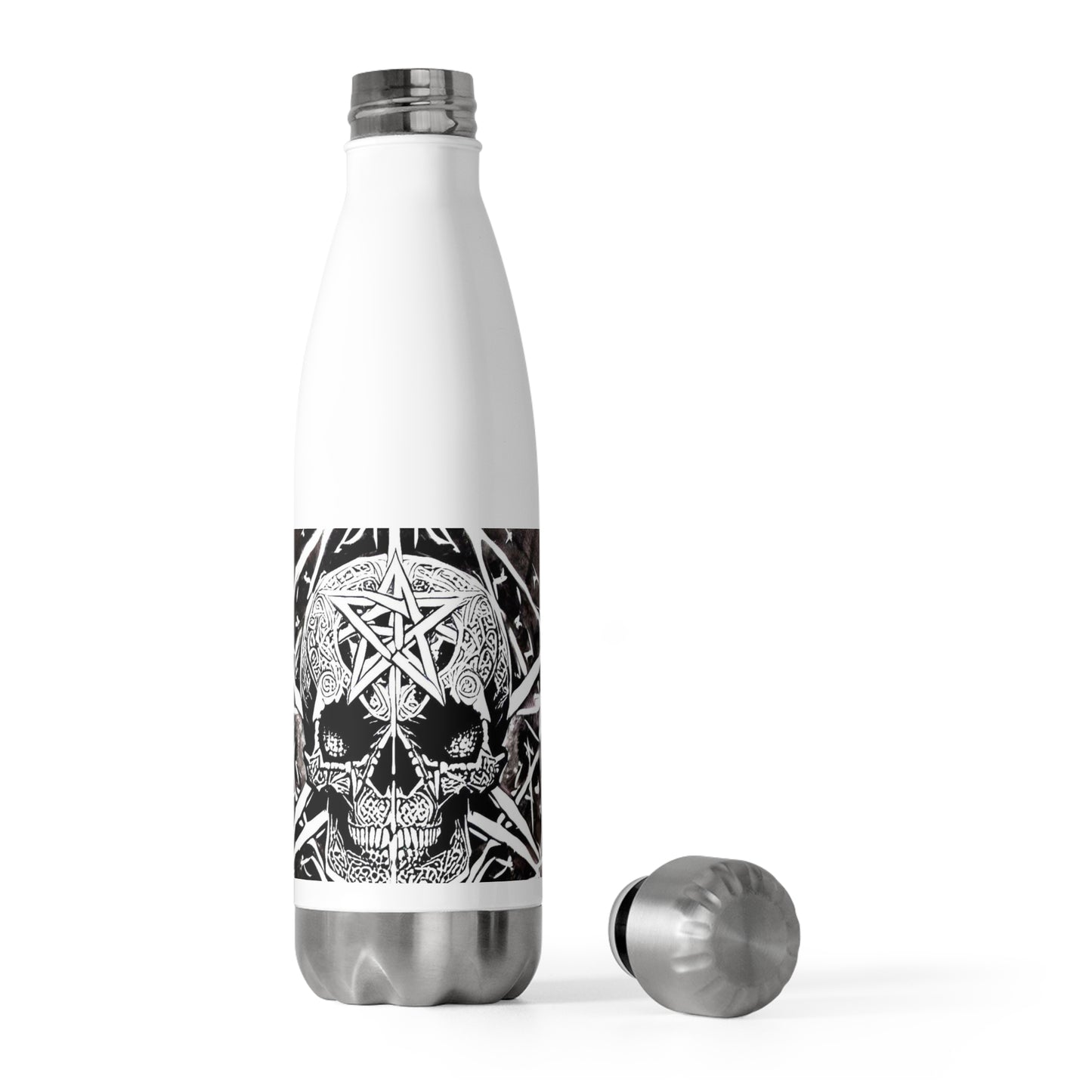 Pentagram Skull 20oz Insulated Bottle