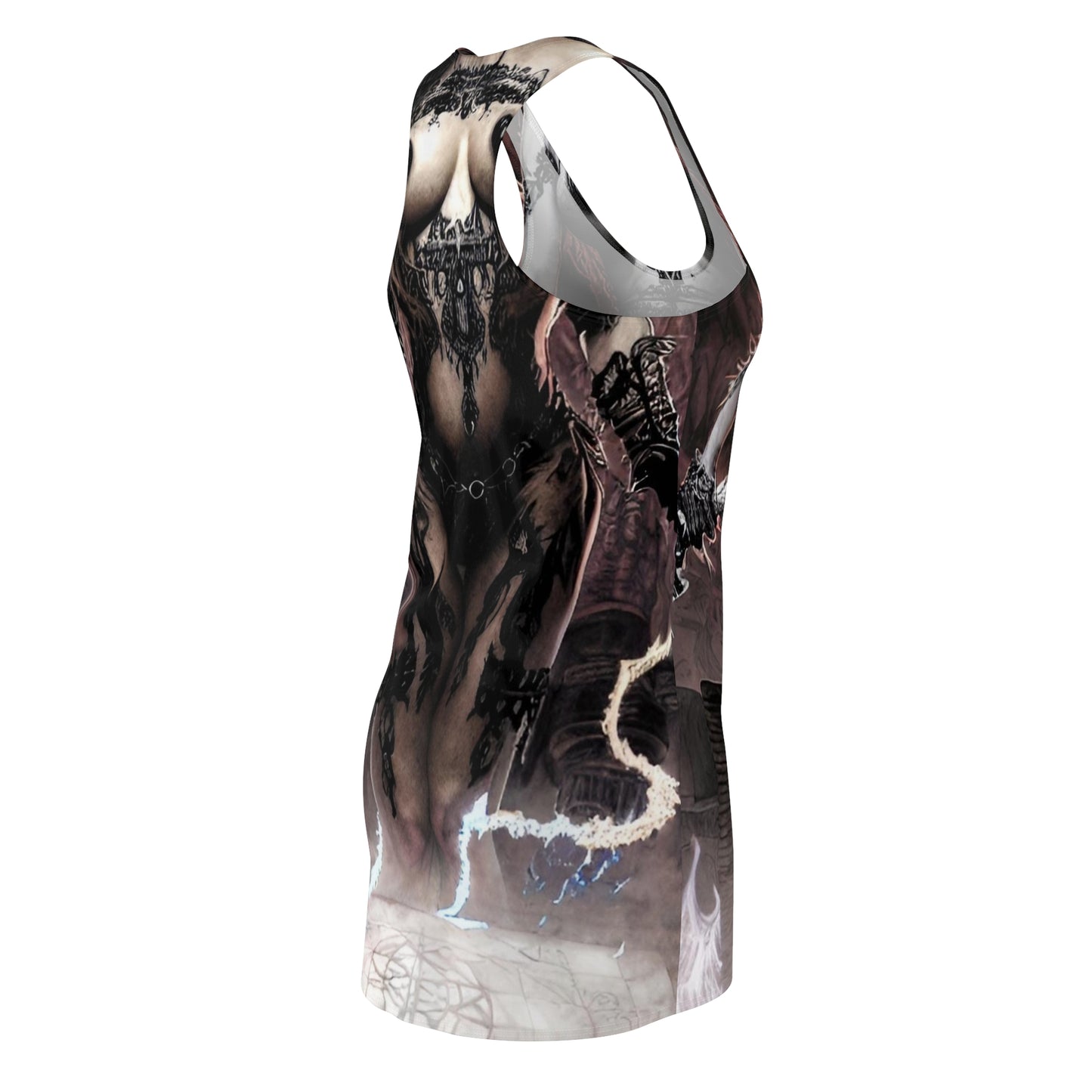 Women's Cut & Sew Racerback Dress (AOP)