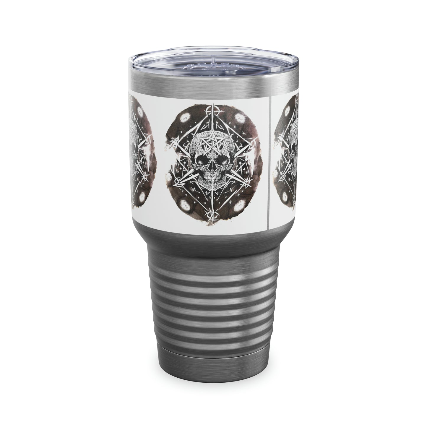 Pentagram Skull Ringneck Tumbler, 30oz