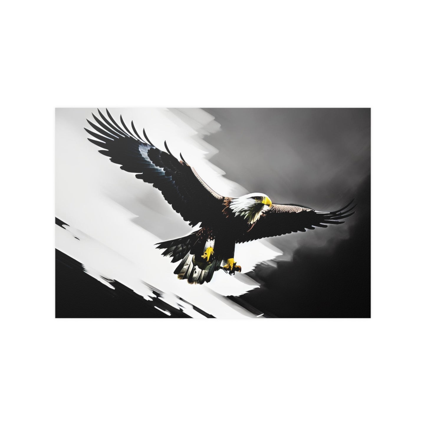 Flying eagle Satin Posters (210gsm)