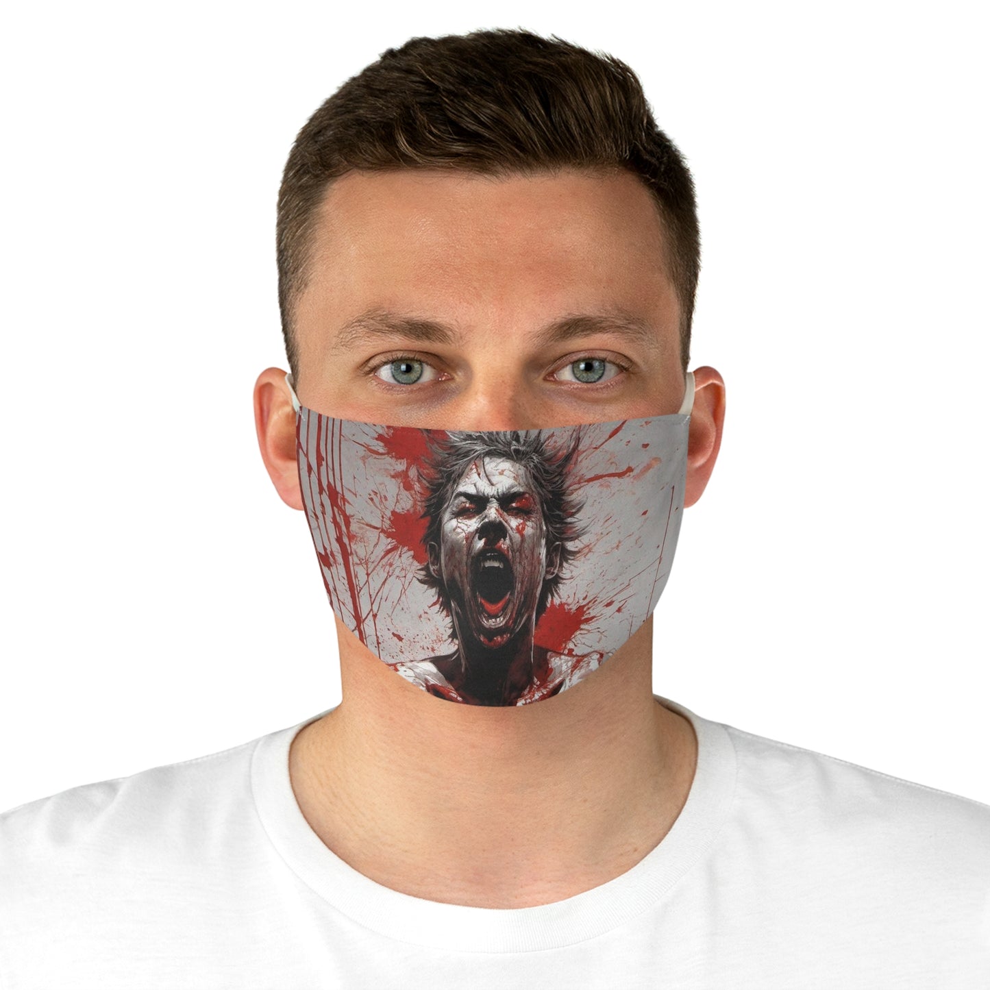 Bloody Scream Fabric Face Mask