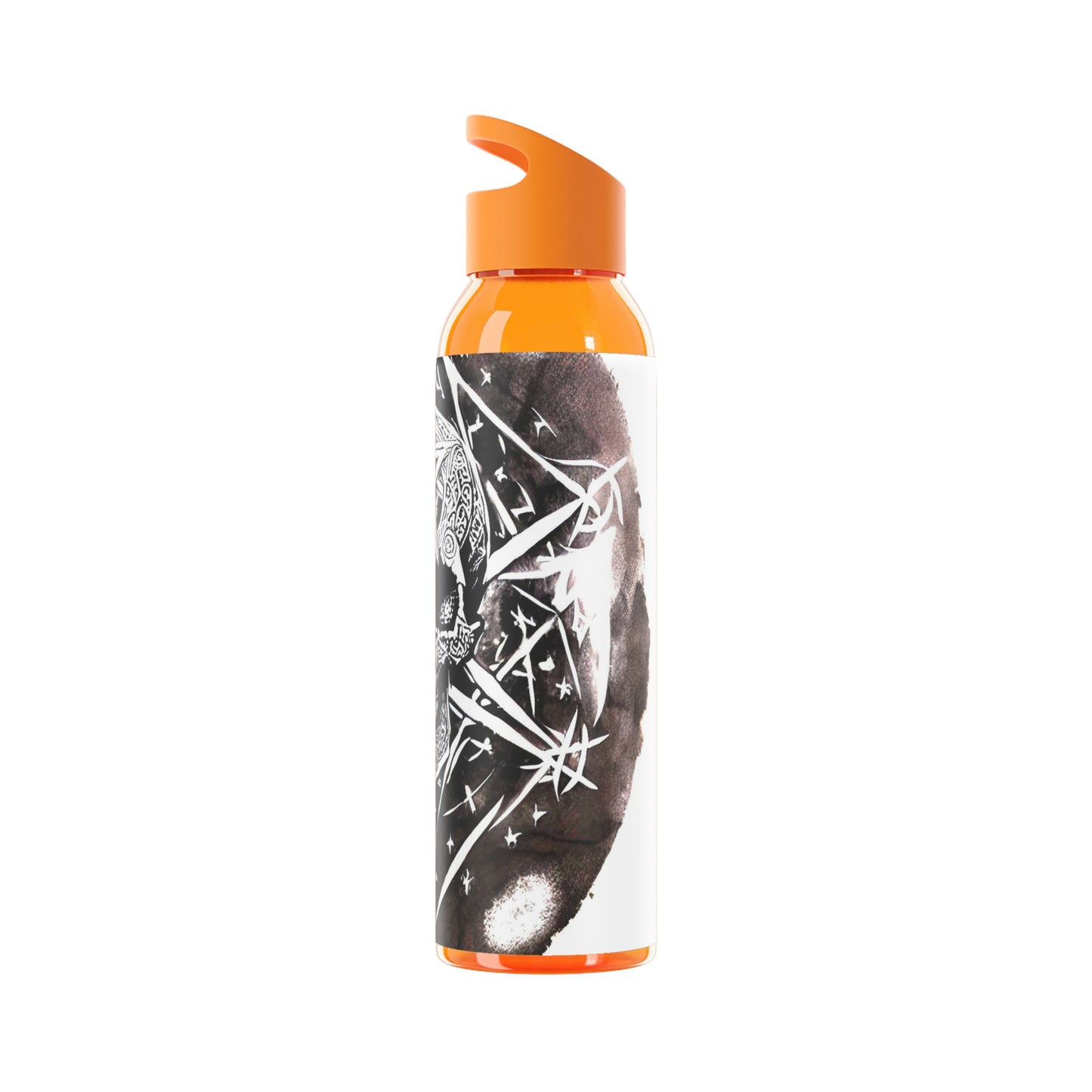 Pentagram Skull Sky Water Bottle