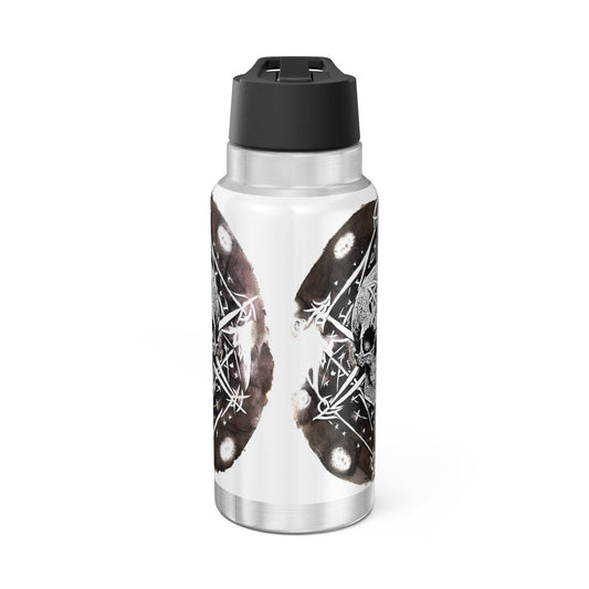 Pentagram Skull Gator Tumbler, 32oz