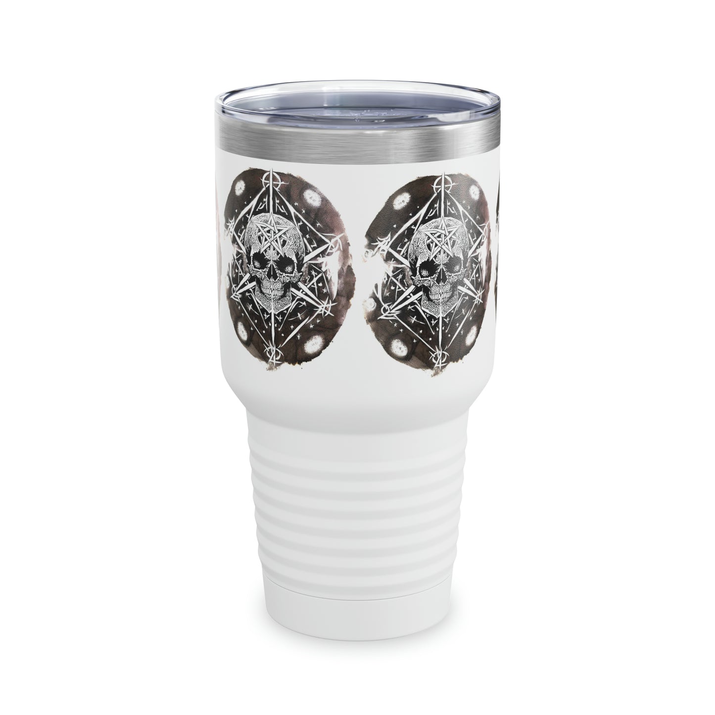 Pentagram Skull Ringneck Tumbler, 30oz